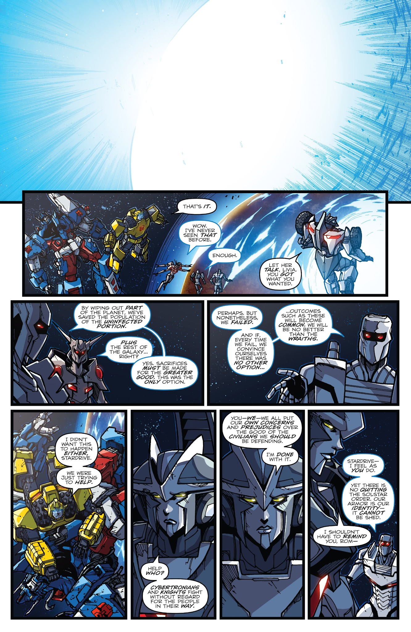 Read online ROM vs. Transformers: Shining Armor comic -  Issue # _TPB 1 - 111