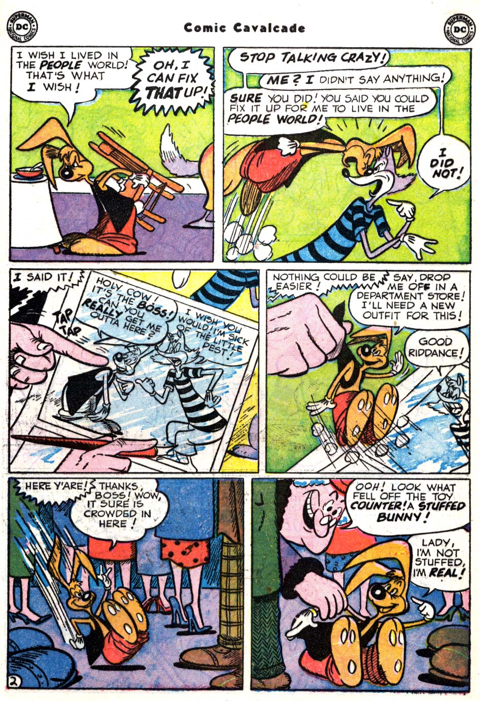 Read online Comic Cavalcade comic -  Issue #46 - 19