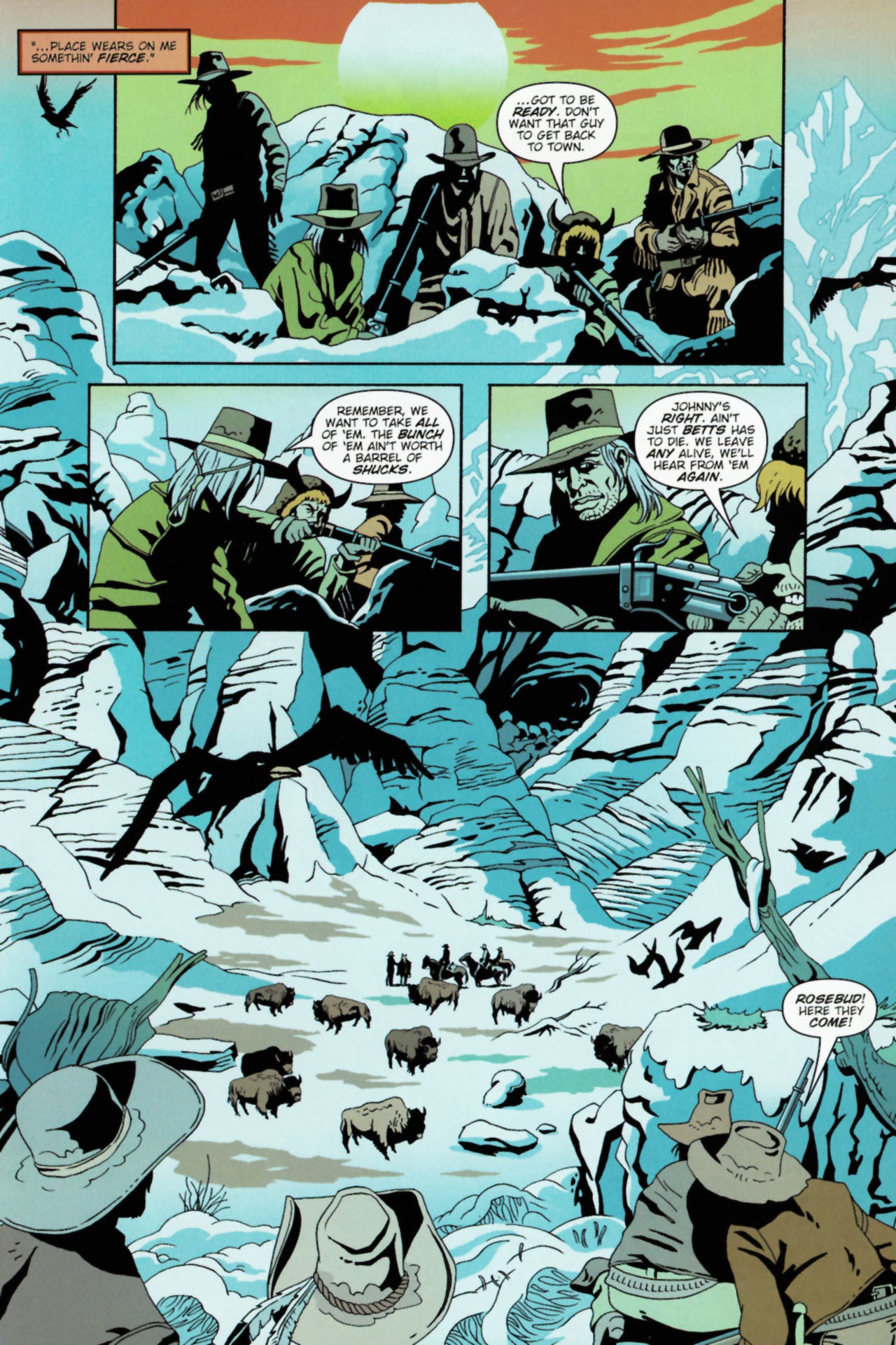 Read online Desperadoes: Buffalo Dreams comic -  Issue #4 - 12