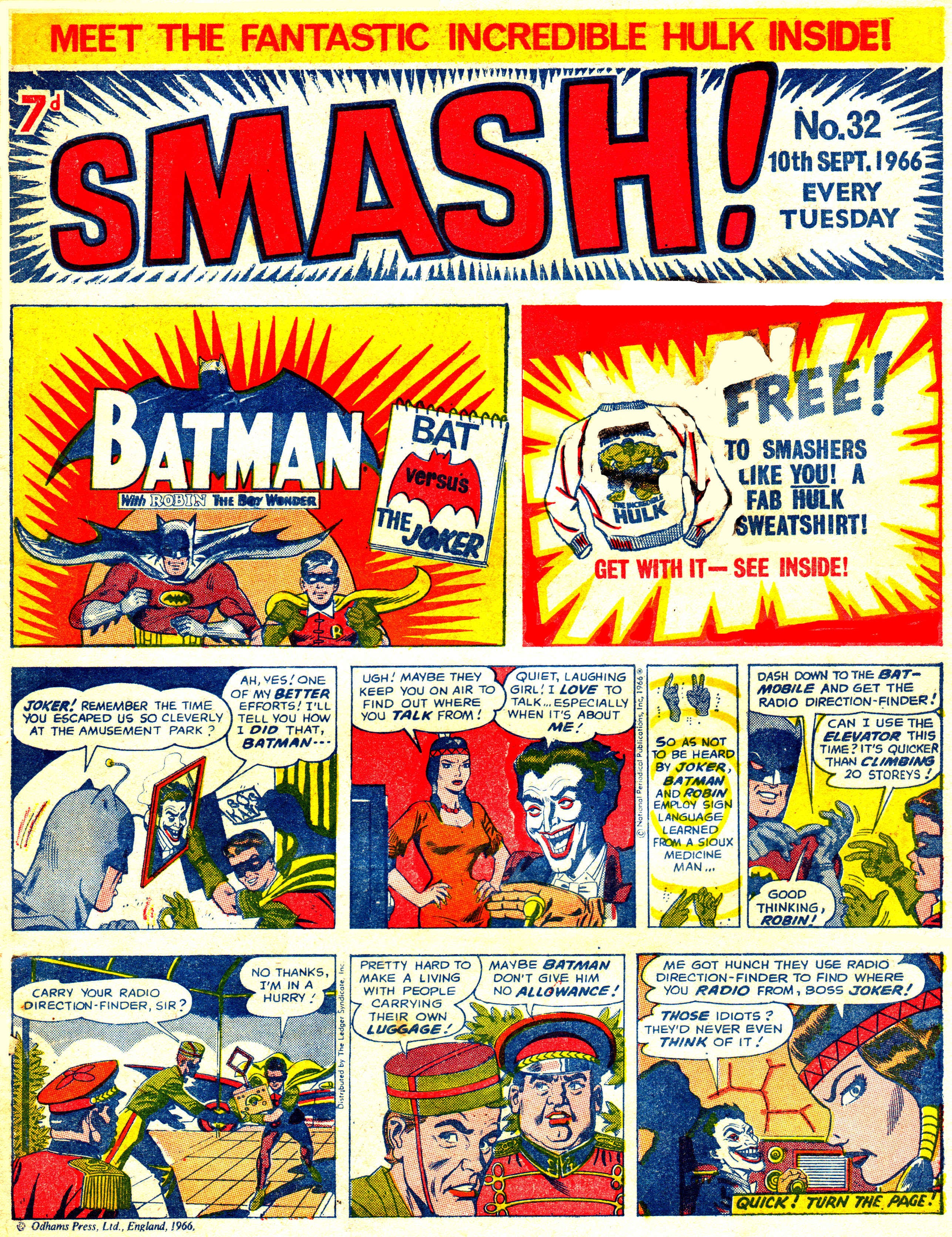 Read online Smash! (1966) comic -  Issue #32 - 1