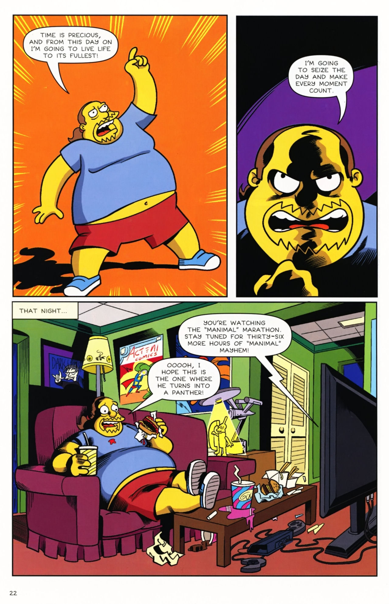 Read online Bongo Comics presents Comic Book Guy: The Comic Book comic -  Issue #1 - 29