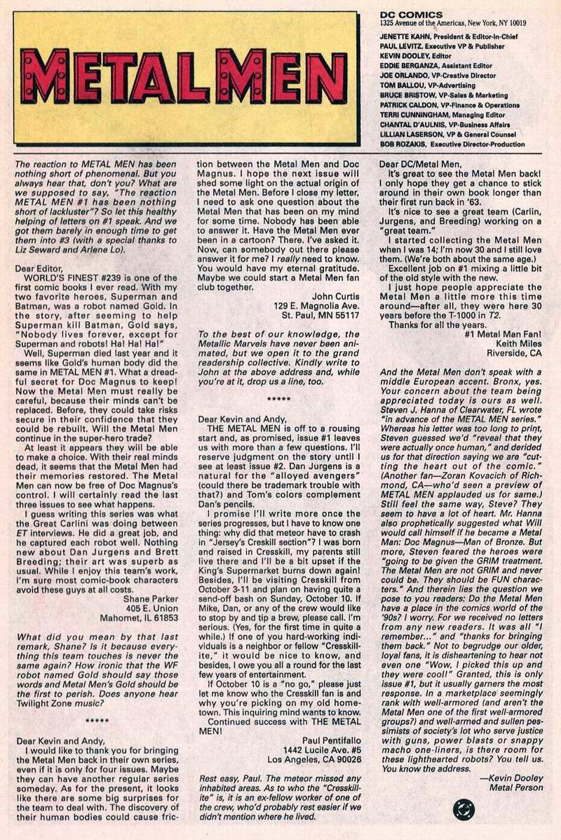 Read online Metal Men (1993) comic -  Issue #3 - 24