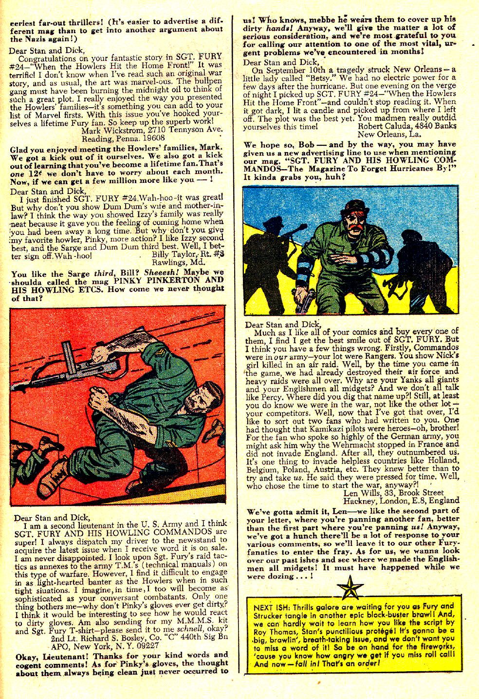 Read online Sgt. Fury comic -  Issue #28 - 33