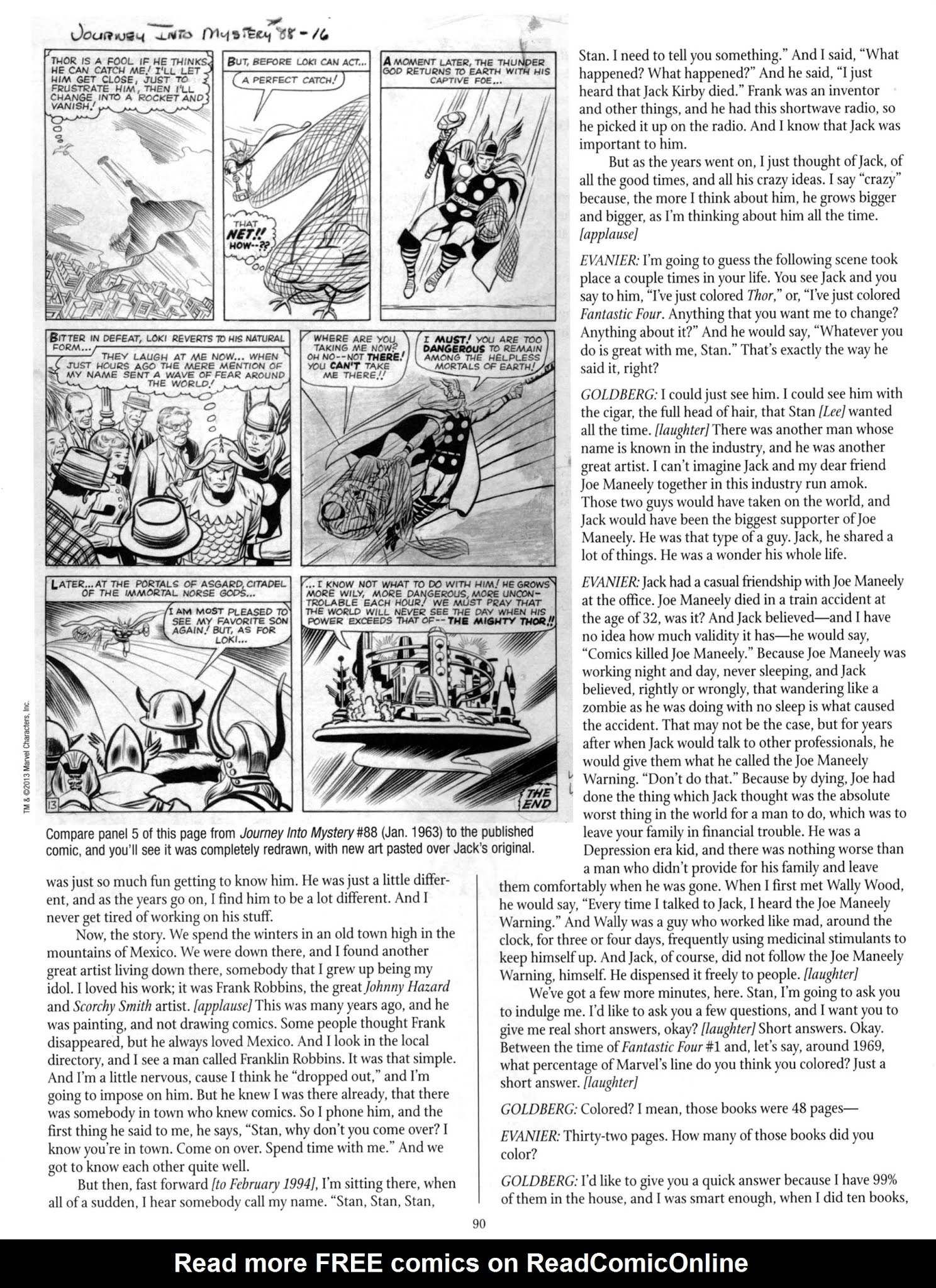 Read online The Jack Kirby Collector comic -  Issue #60 - 94