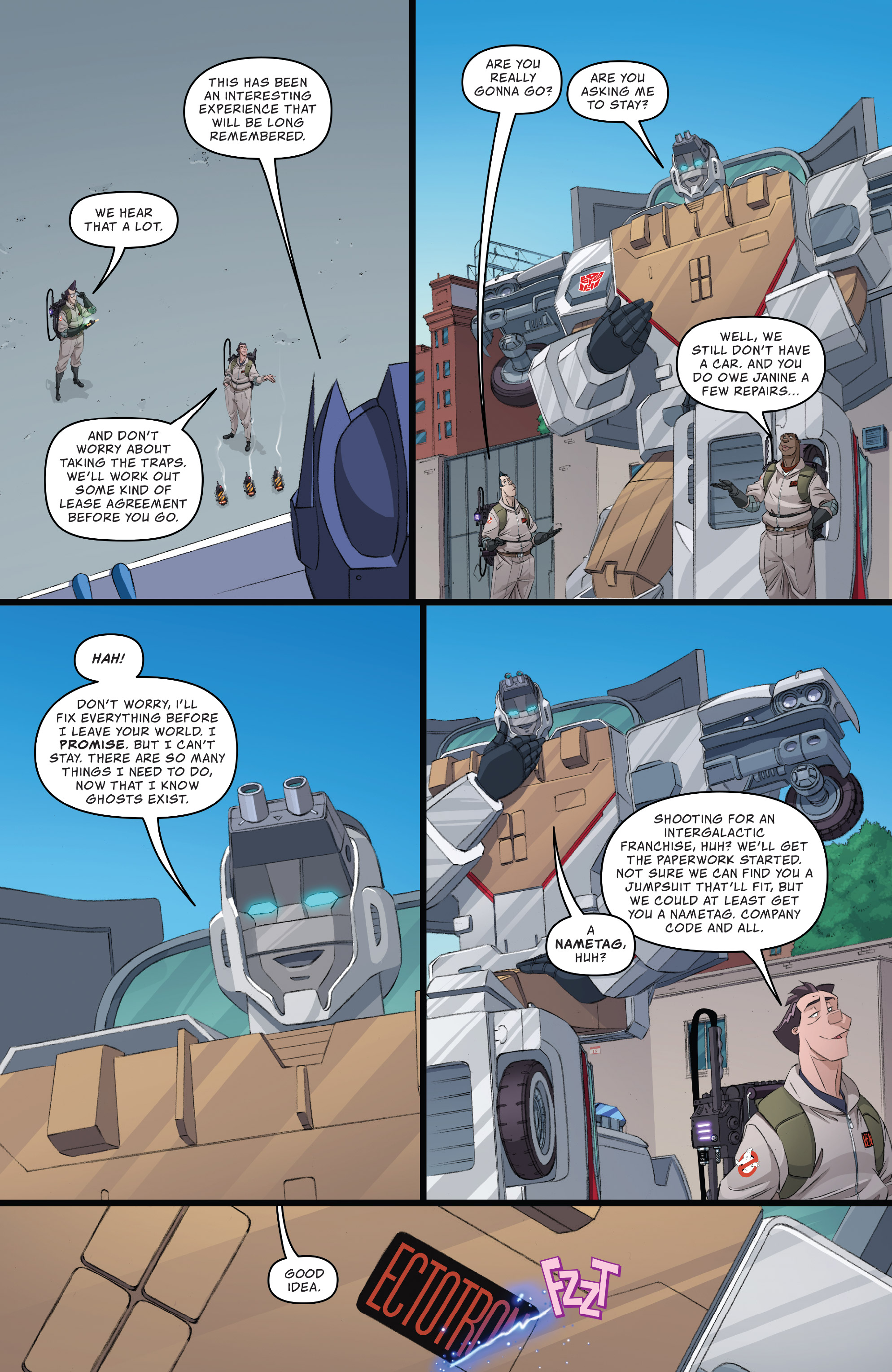 Read online Transformers/Ghostbusters comic -  Issue #5 - 22