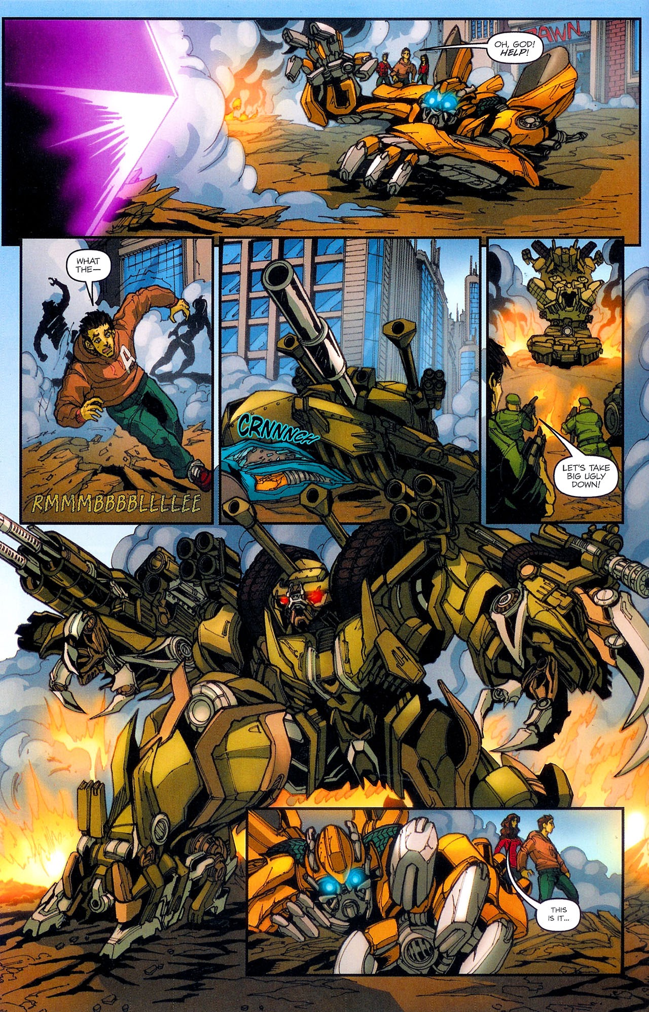 Read online Transformers: The Movie Adaptation comic -  Issue #4 - 12