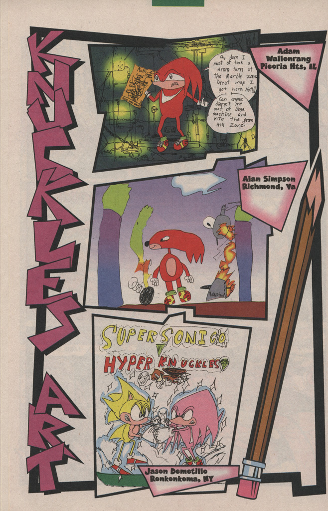 Read online Sonic's Friendly Nemesis, Knuckles comic -  Issue #3 - 10