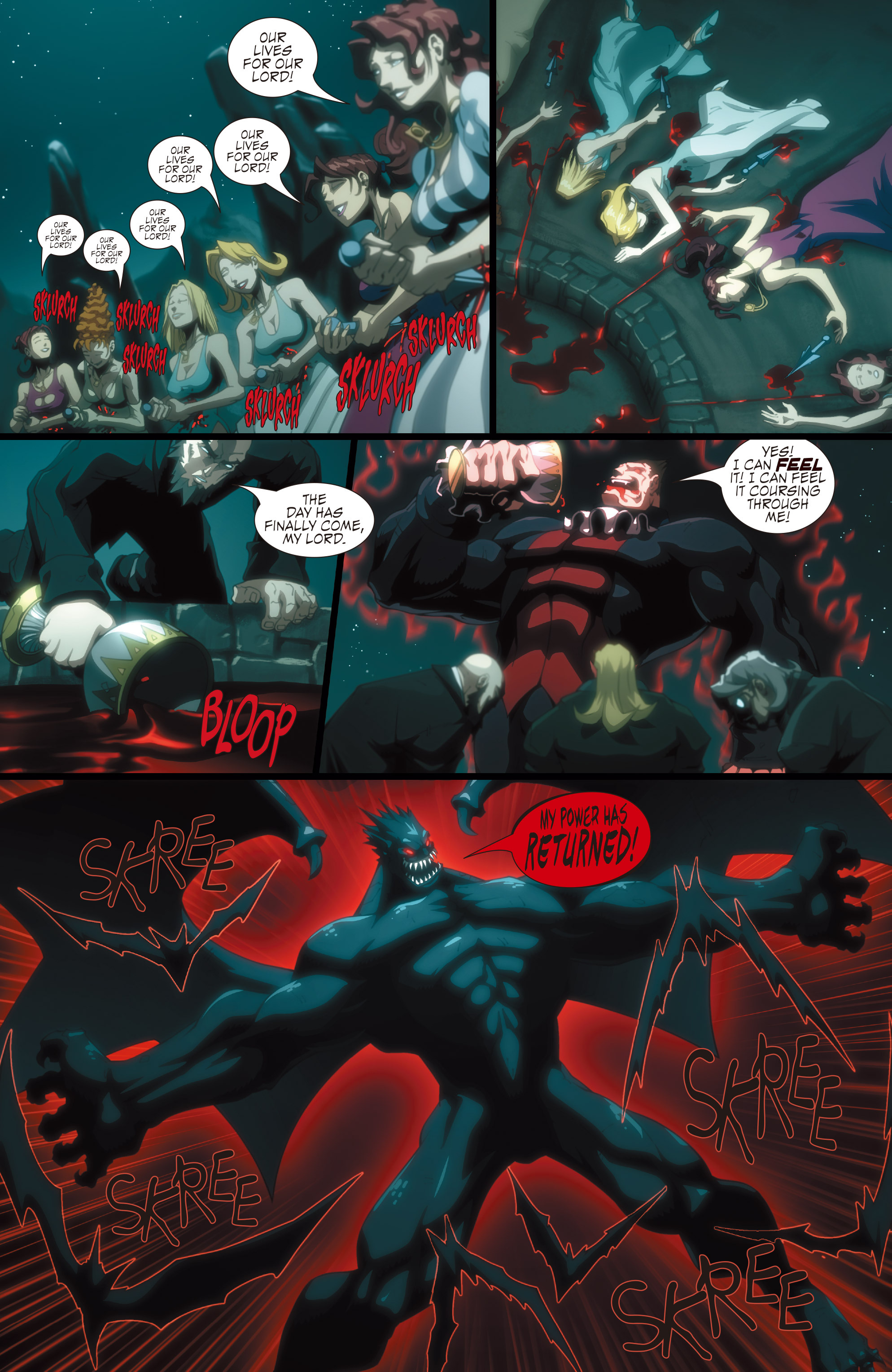 Read online Darkstalkers: The Night Warriors comic -  Issue #2 - 19