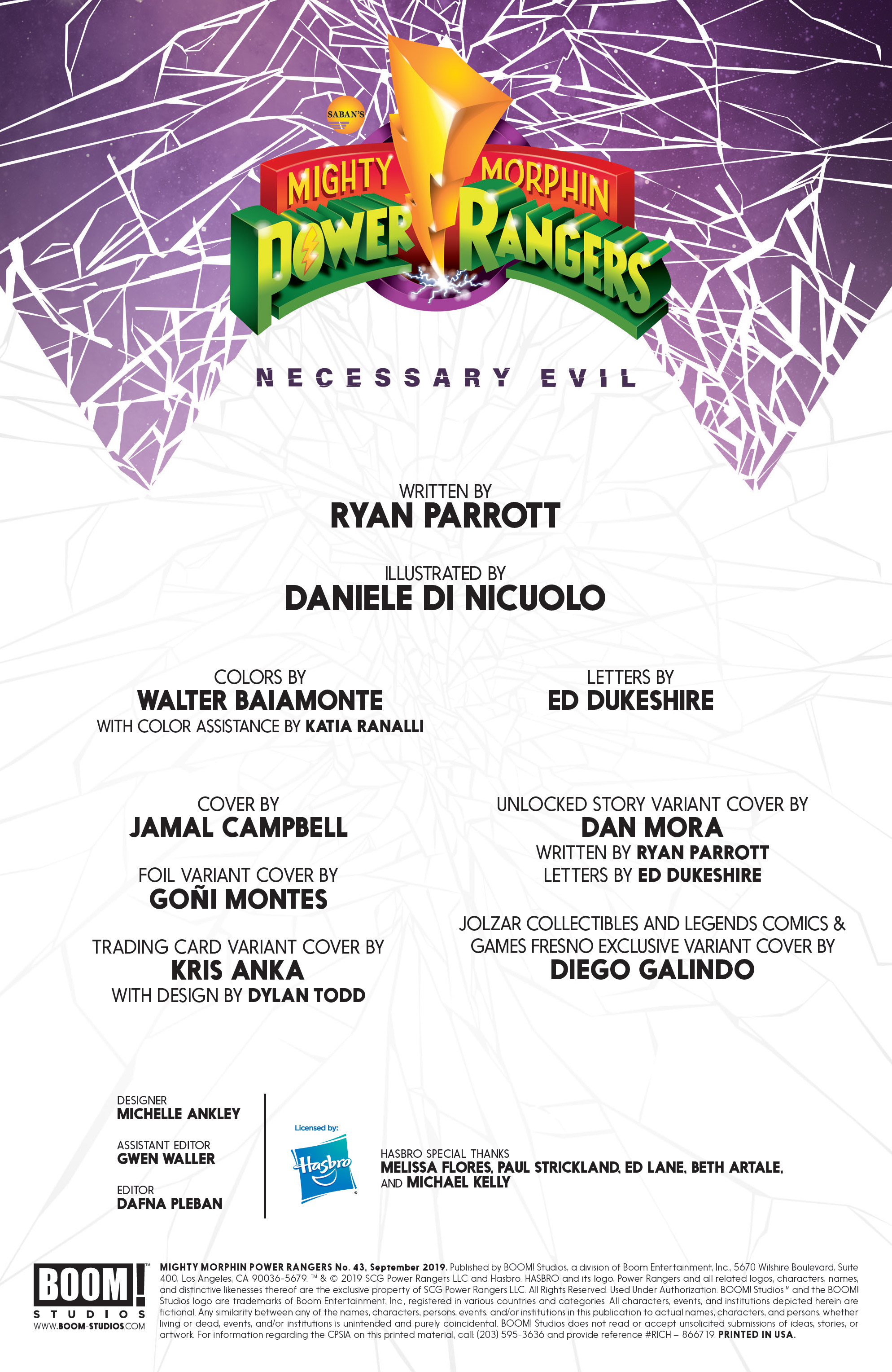 Read online Mighty Morphin Power Rangers comic -  Issue #43 - 2