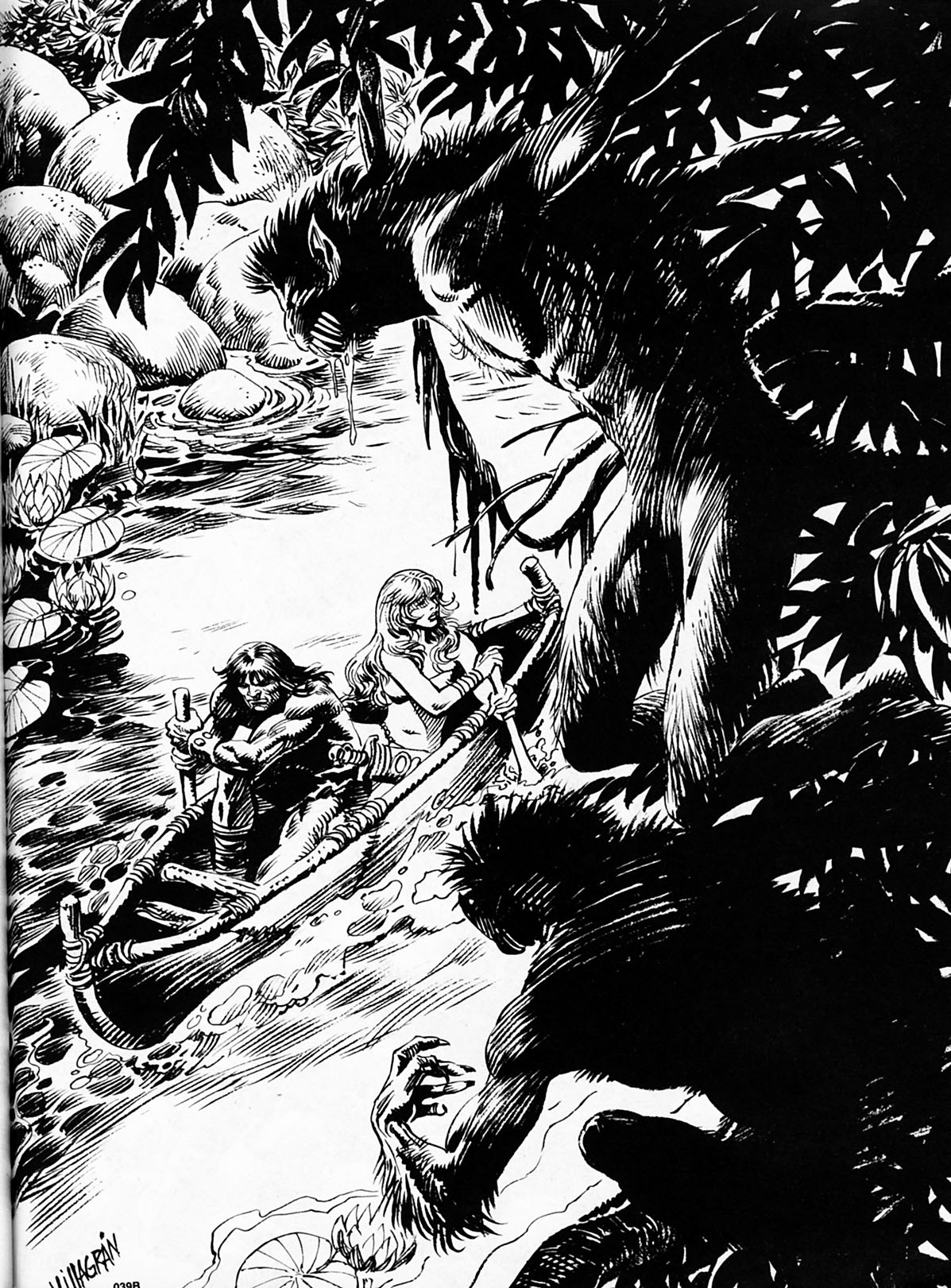 Read online The Savage Sword Of Conan comic -  Issue #186 - 56