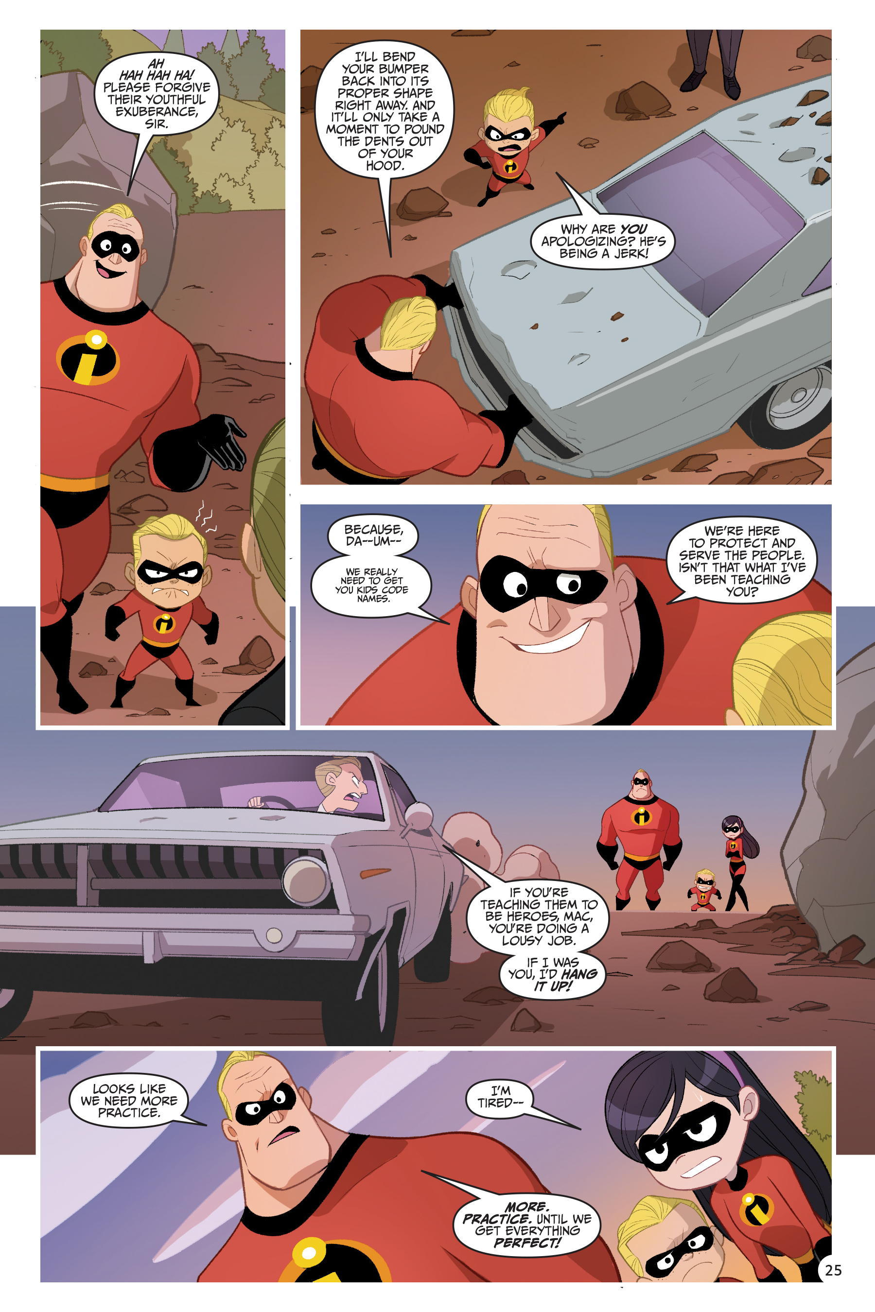 Read online Disney / Pixar The Incredibles 2: Crisis In Mid-Life! & Other Stories comic -  Issue # _TPB - 25