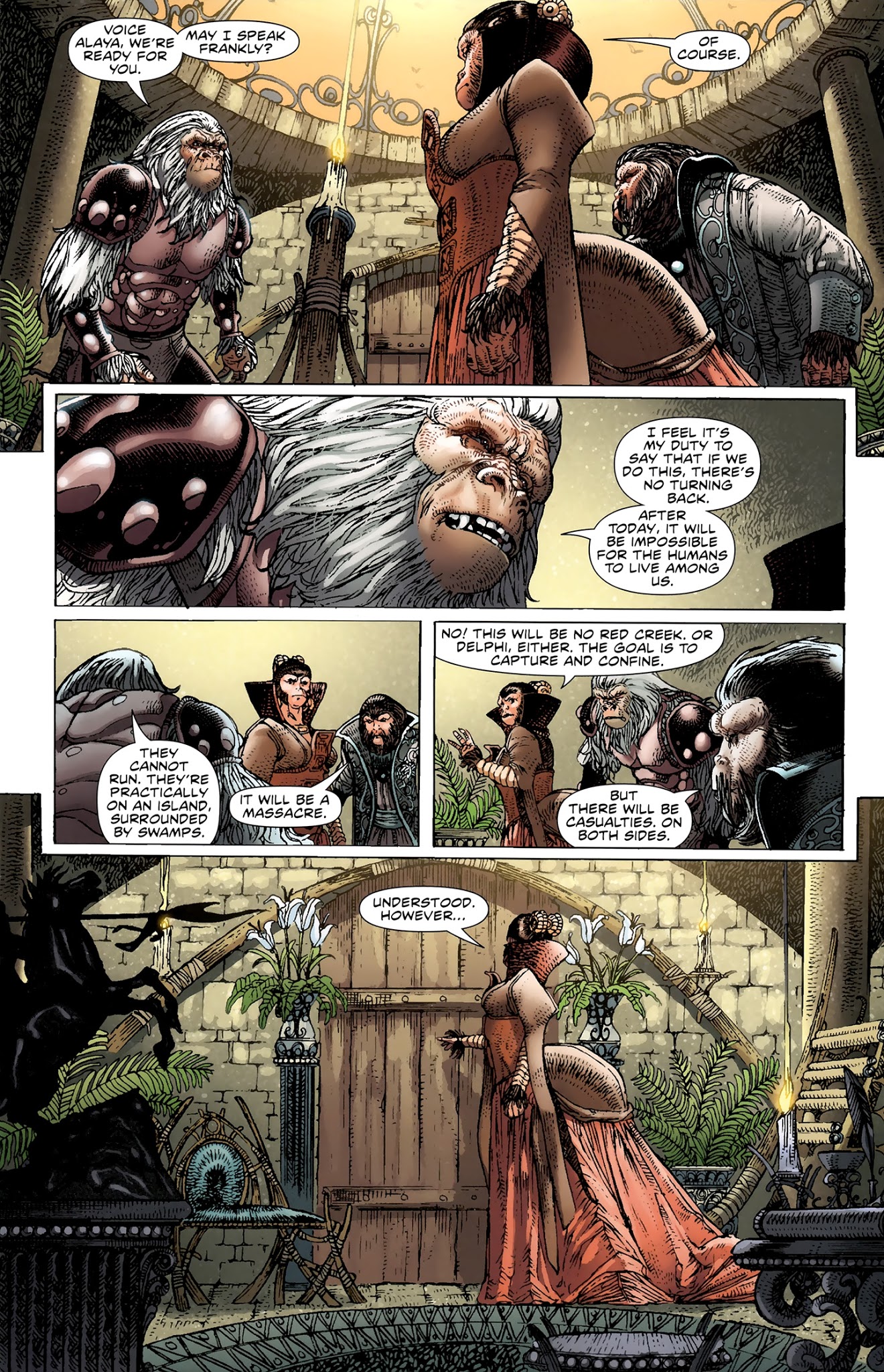 Read online Planet of the Apes (2011) comic -  Issue #8 - 9