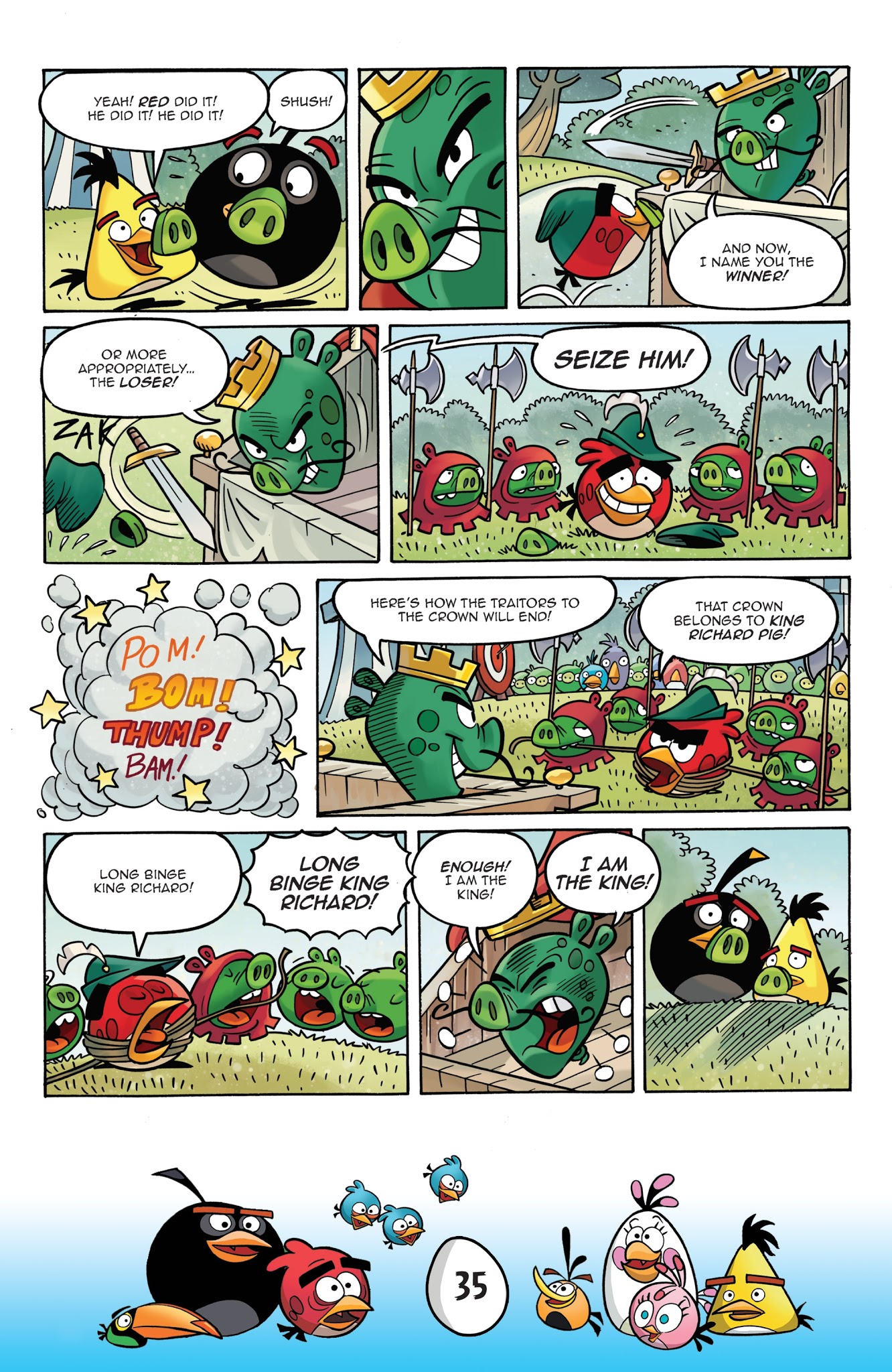 Read online Angry Birds Comics Quarterly comic -  Issue # Issue Monsters and Mistletoe - 37
