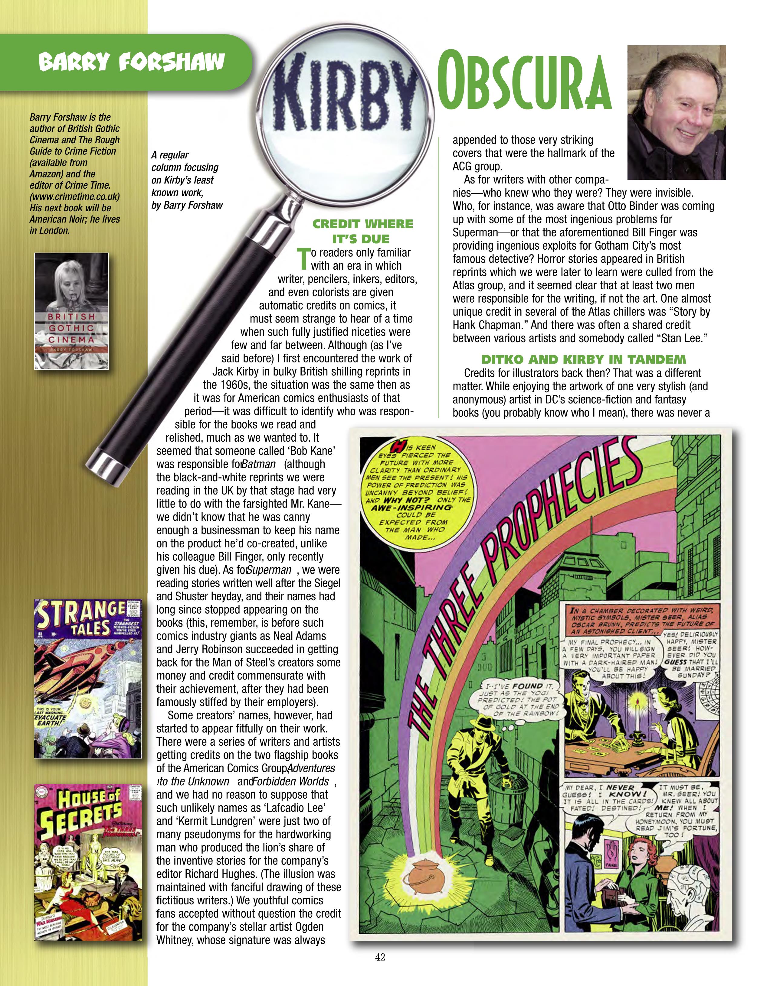 Read online The Jack Kirby Collector comic -  Issue #70 - 44