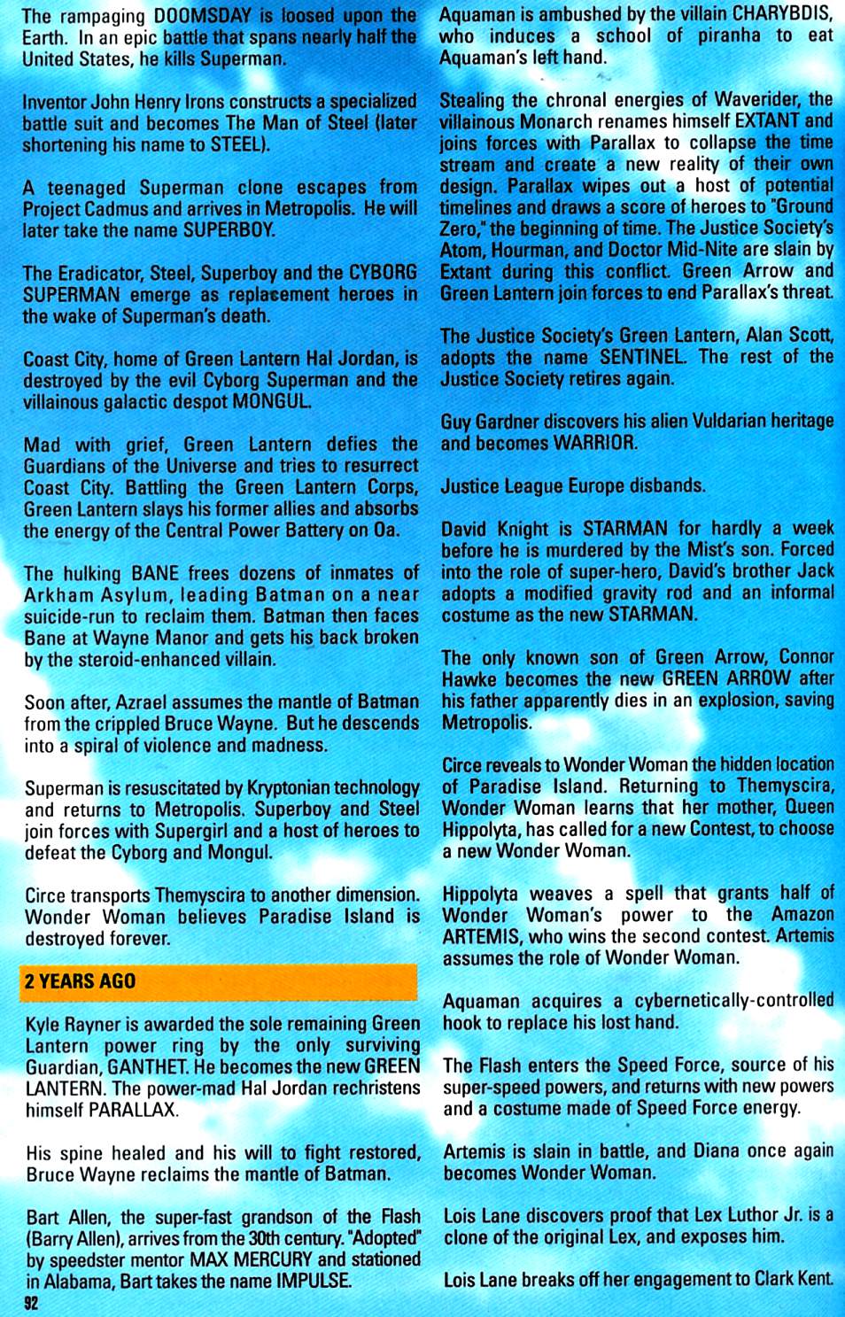 Read online Secret Files & Origins Guide to the DC Universe 2000 comic -  Issue #1 - 79