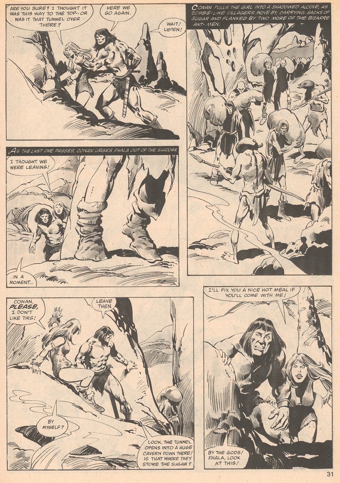 Read online The Savage Sword Of Conan comic -  Issue #70 - 31