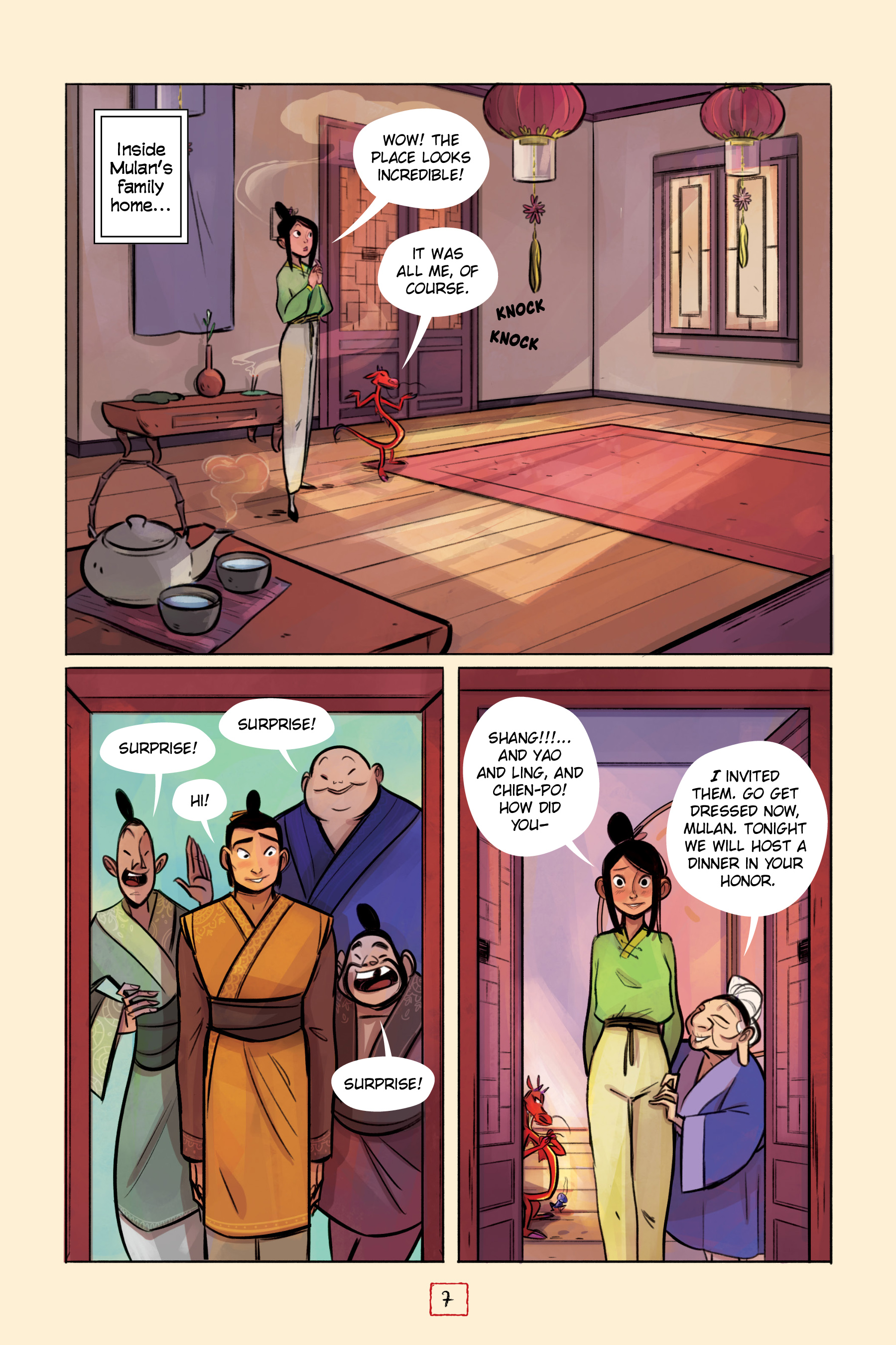 Read online Disney Mulan's Adventure Journal: The Palace of Secrets comic -  Issue # TPB - 9