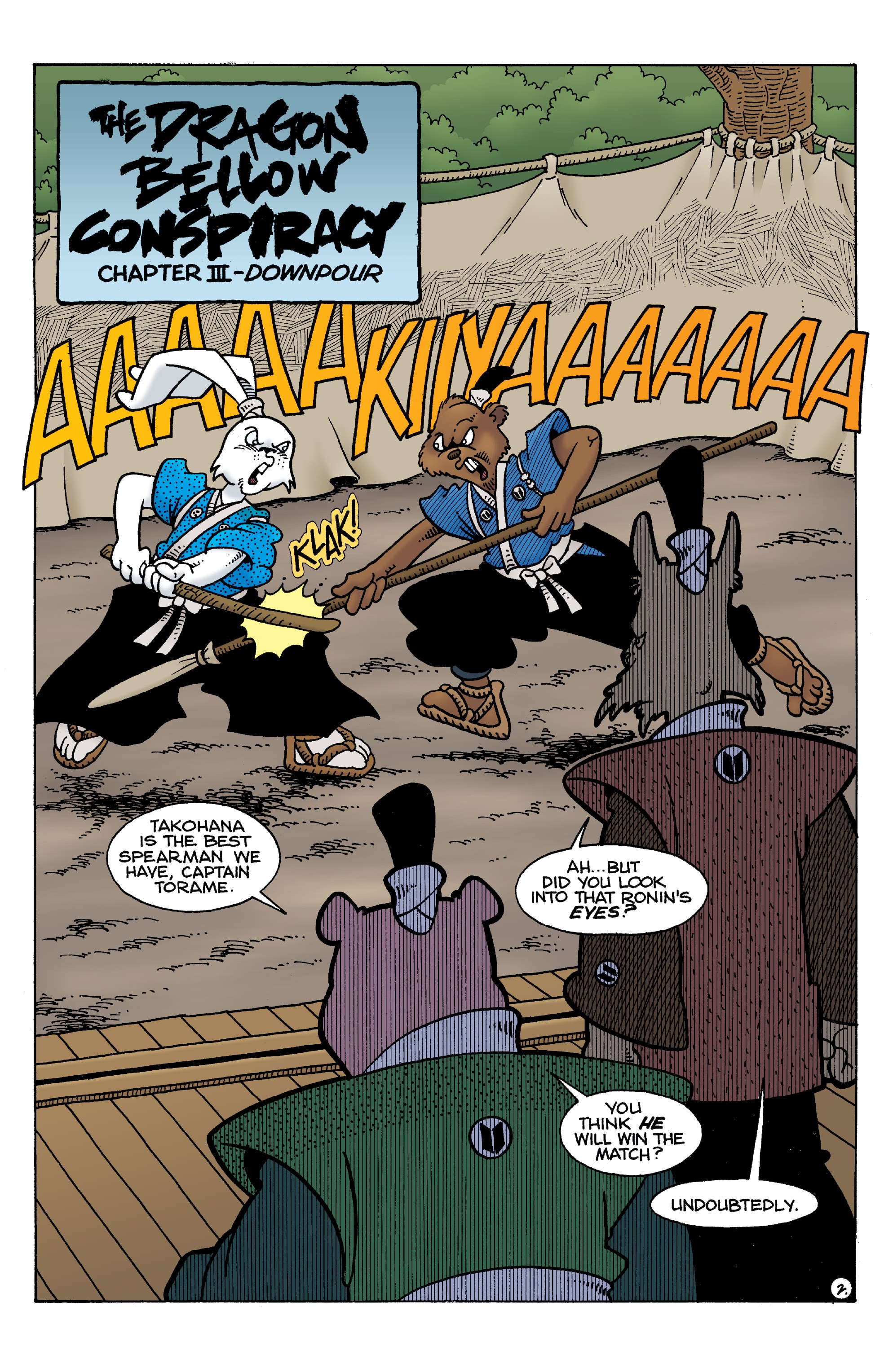 Read online Usagi Yojimbo: The Dragon Bellow Conspiracy comic -  Issue #3 - 4