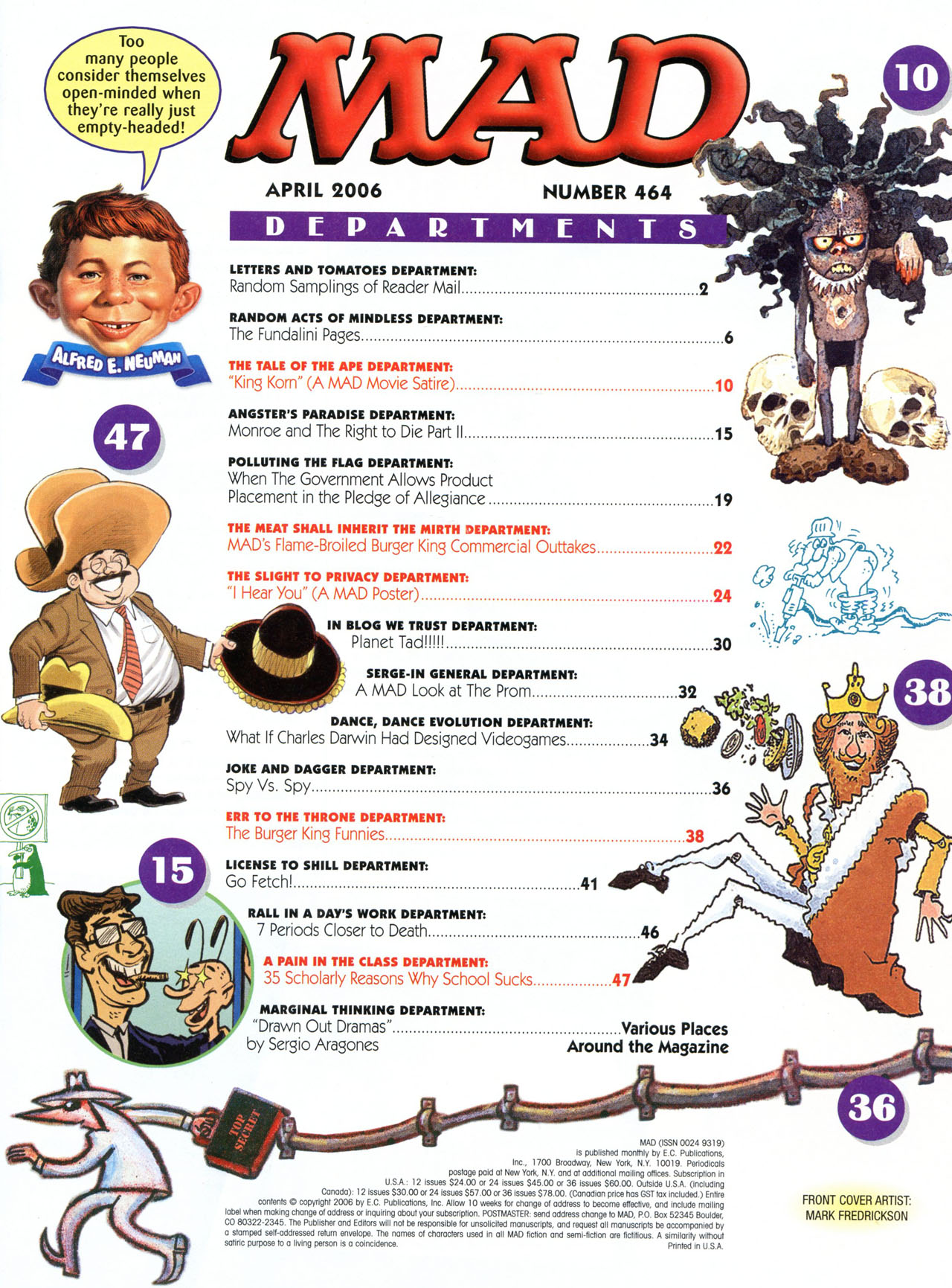 Read online MAD comic -  Issue #464 - 2