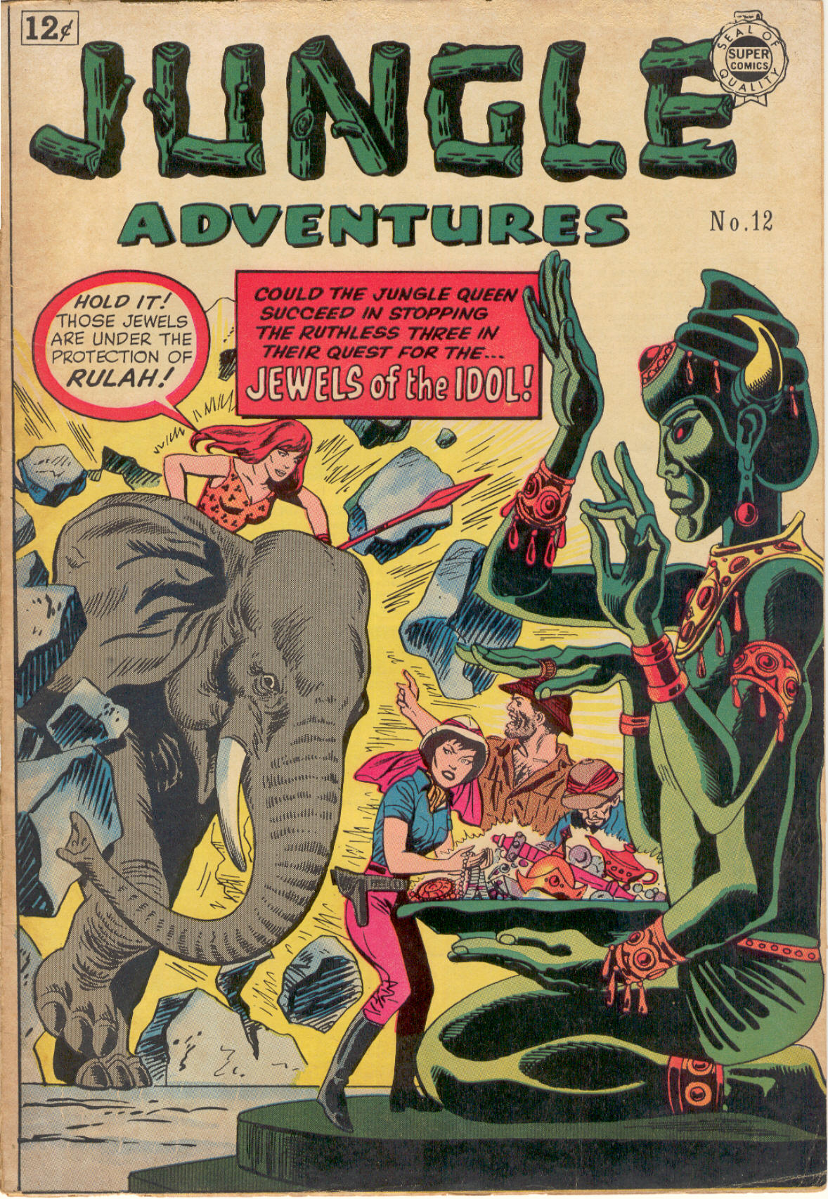Read online Jungle Adventures (1963) comic -  Issue #12 - 1