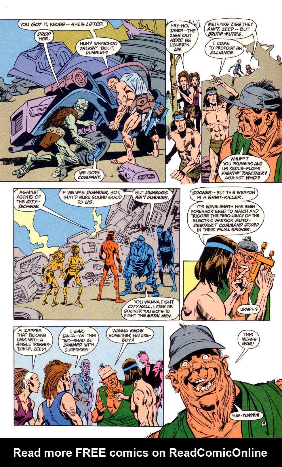 Read online Electric Warrior comic -  Issue #7 - 10