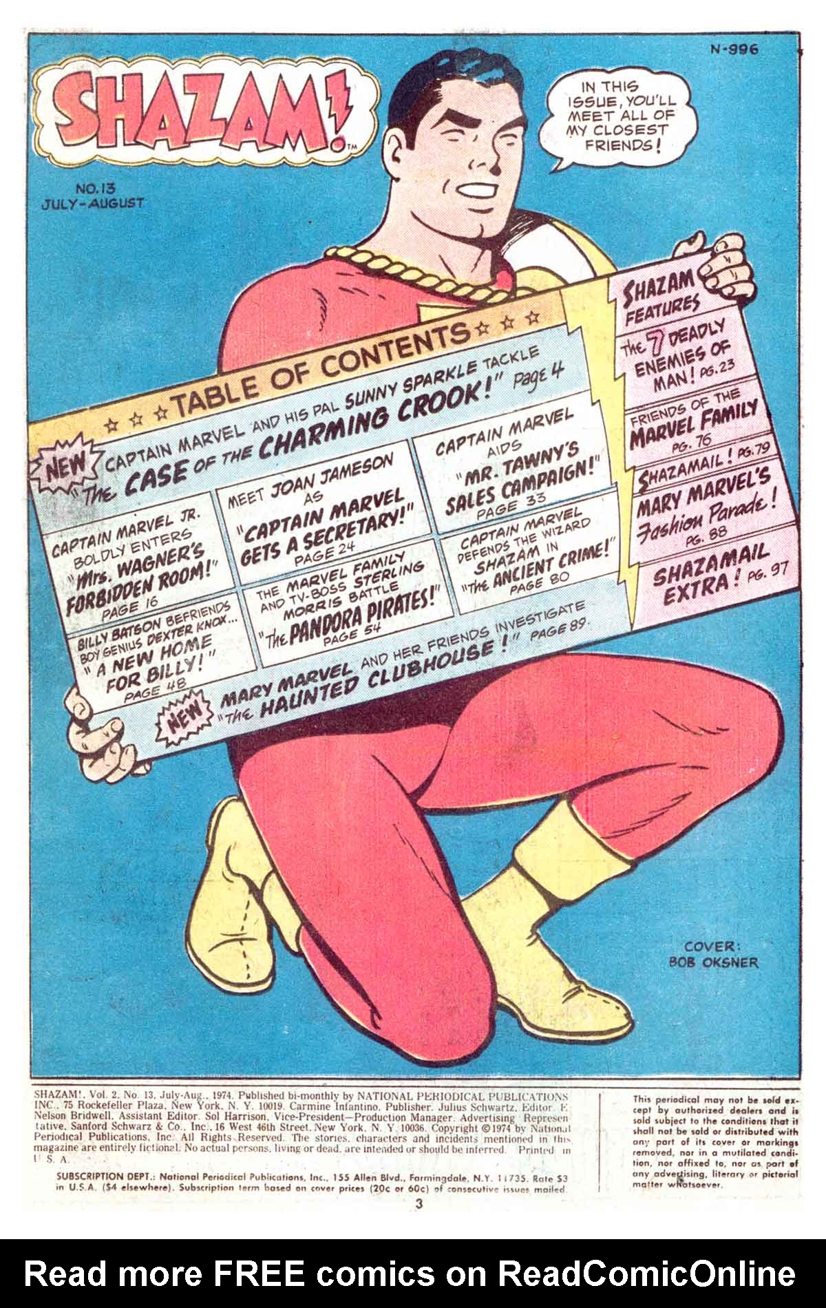 Read online Shazam! (1973) comic -  Issue #13 - 3
