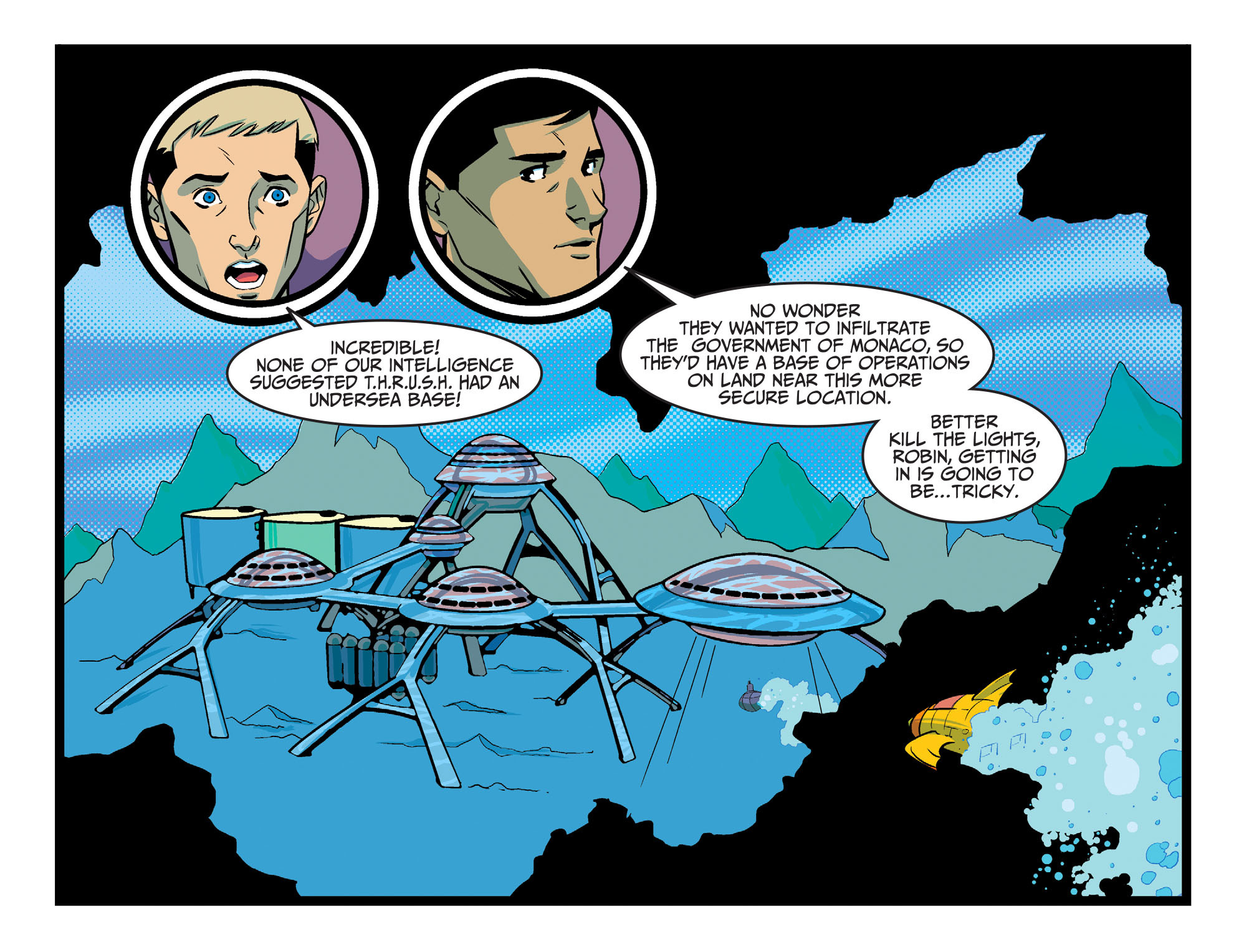 Read online Batman '66 Meets the Man from U.N.C.L.E. comic -  Issue #8 - 9