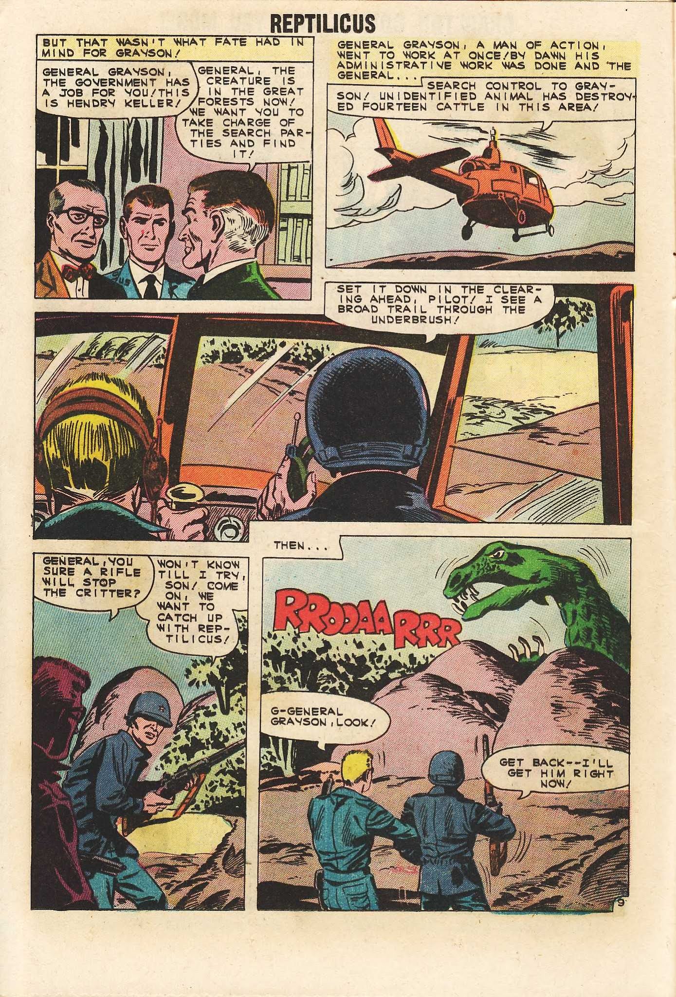 Read online Reptilicus comic -  Issue #1 - 12