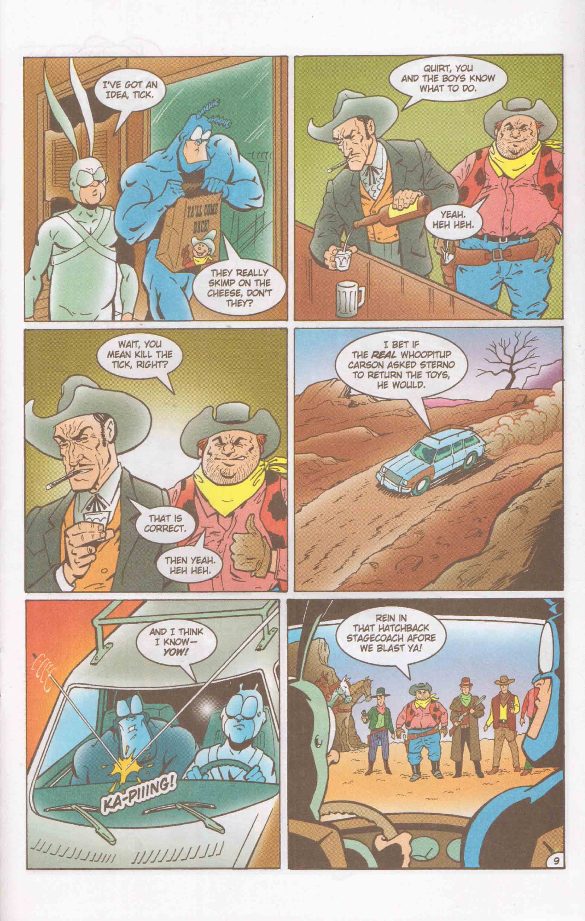 Read online The Tick: Big Red-N-Green Christmas Spectacle comic -  Issue # Full - 11