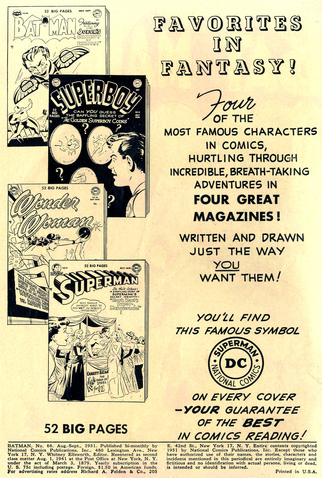 Read online Batman (1940) comic -  Issue #66 - 2