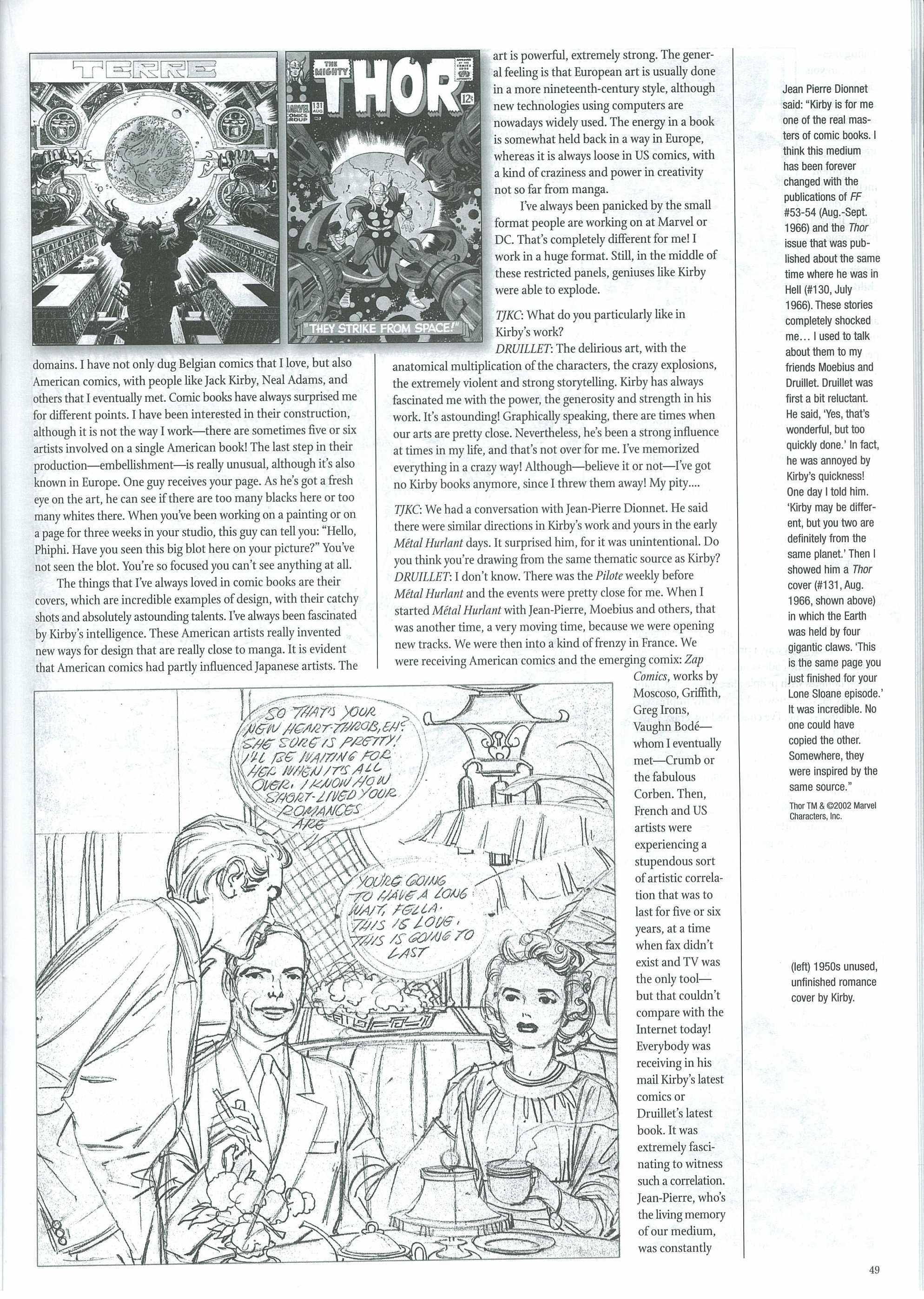 Read online The Jack Kirby Collector comic -  Issue #34 - 52