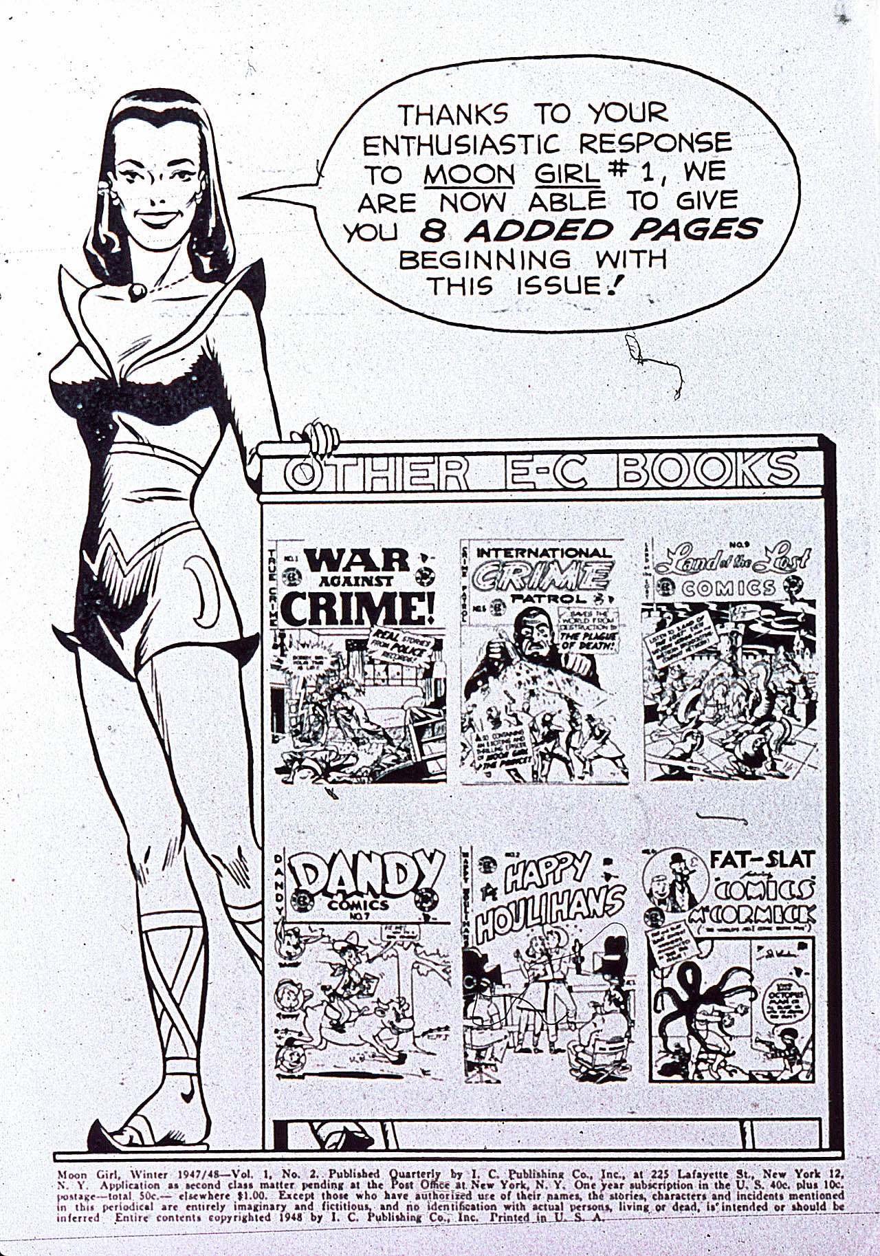 Read online Moon Girl (1947) comic -  Issue #2 - 2