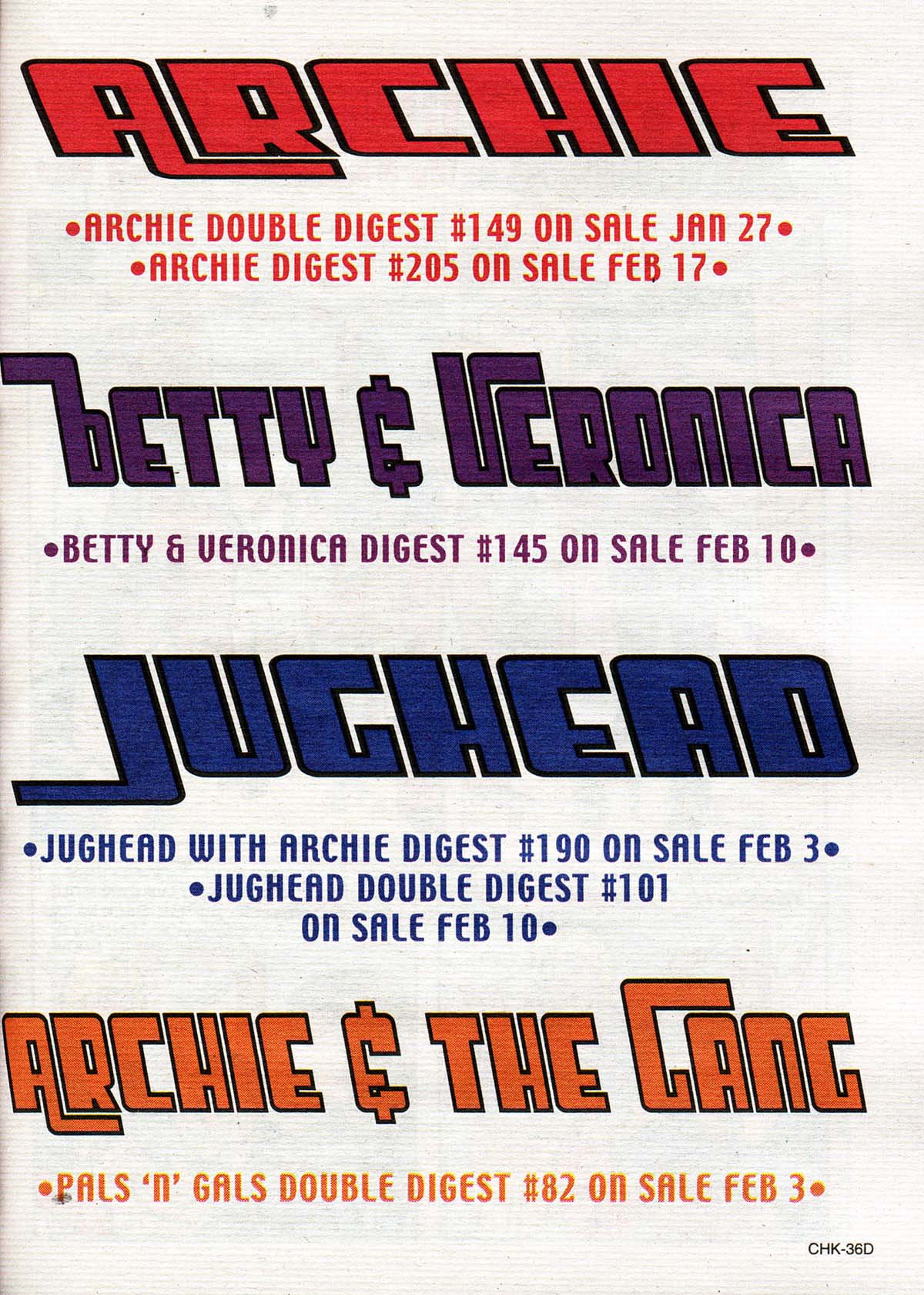 Read online Archie Digest Magazine comic -  Issue #205 - 53