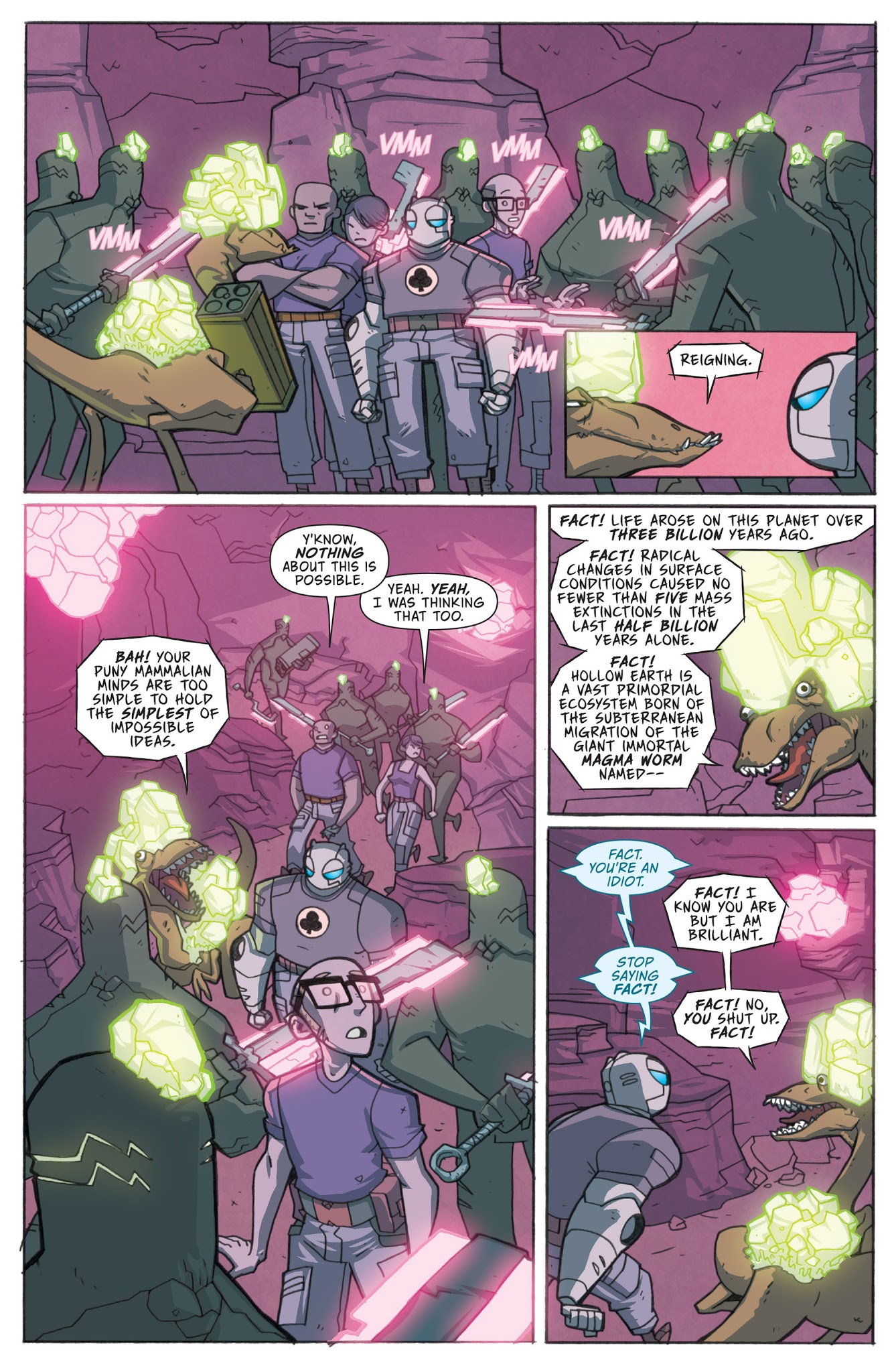 Read online Atomic Robo and the Savage Sword of Dr. Dinosaur comic -  Issue #2 - 3