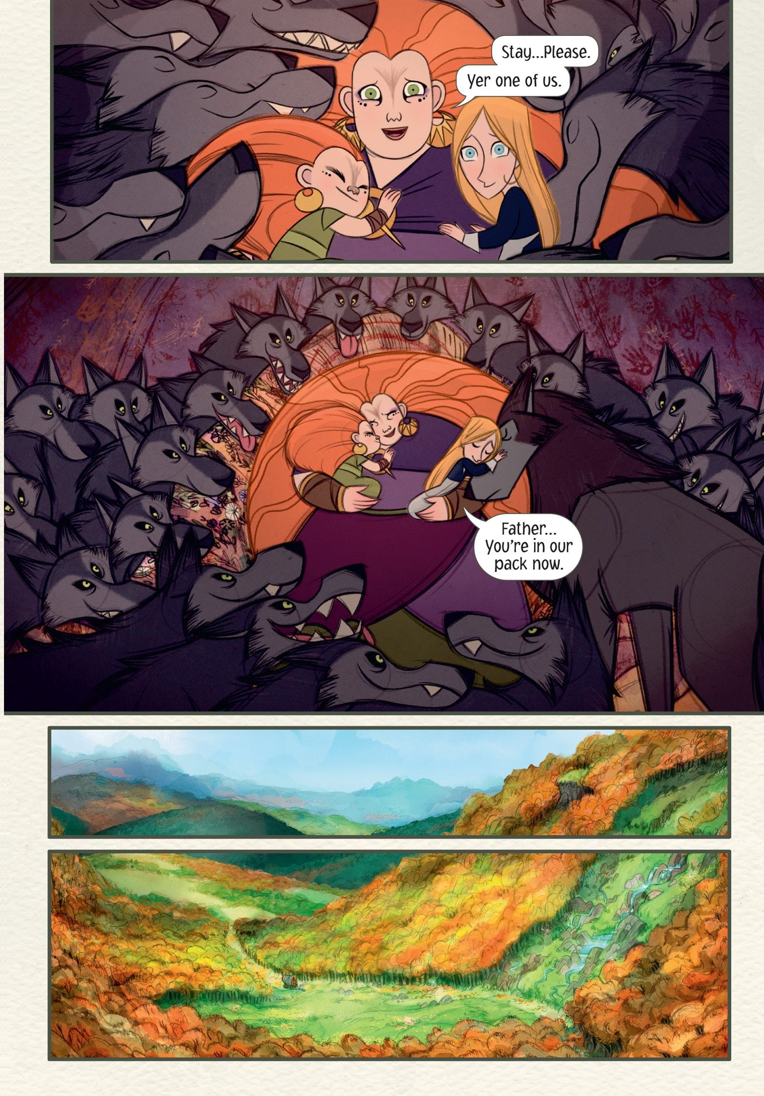 Read online Wolfwalkers: The Graphic Novel comic -  Issue # TPB (Part 3) - 66