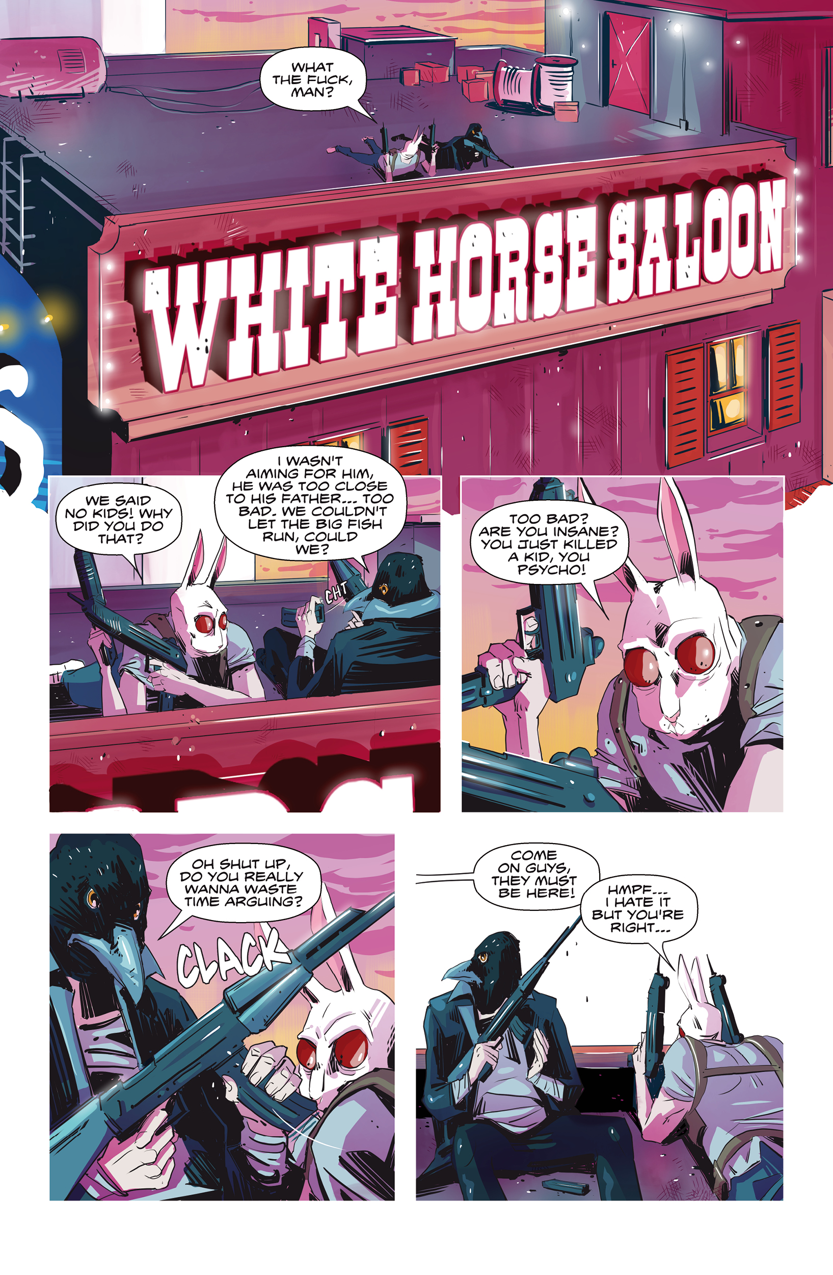 Read online Hotline Miami Wildlife comic -  Issue #4 - 12