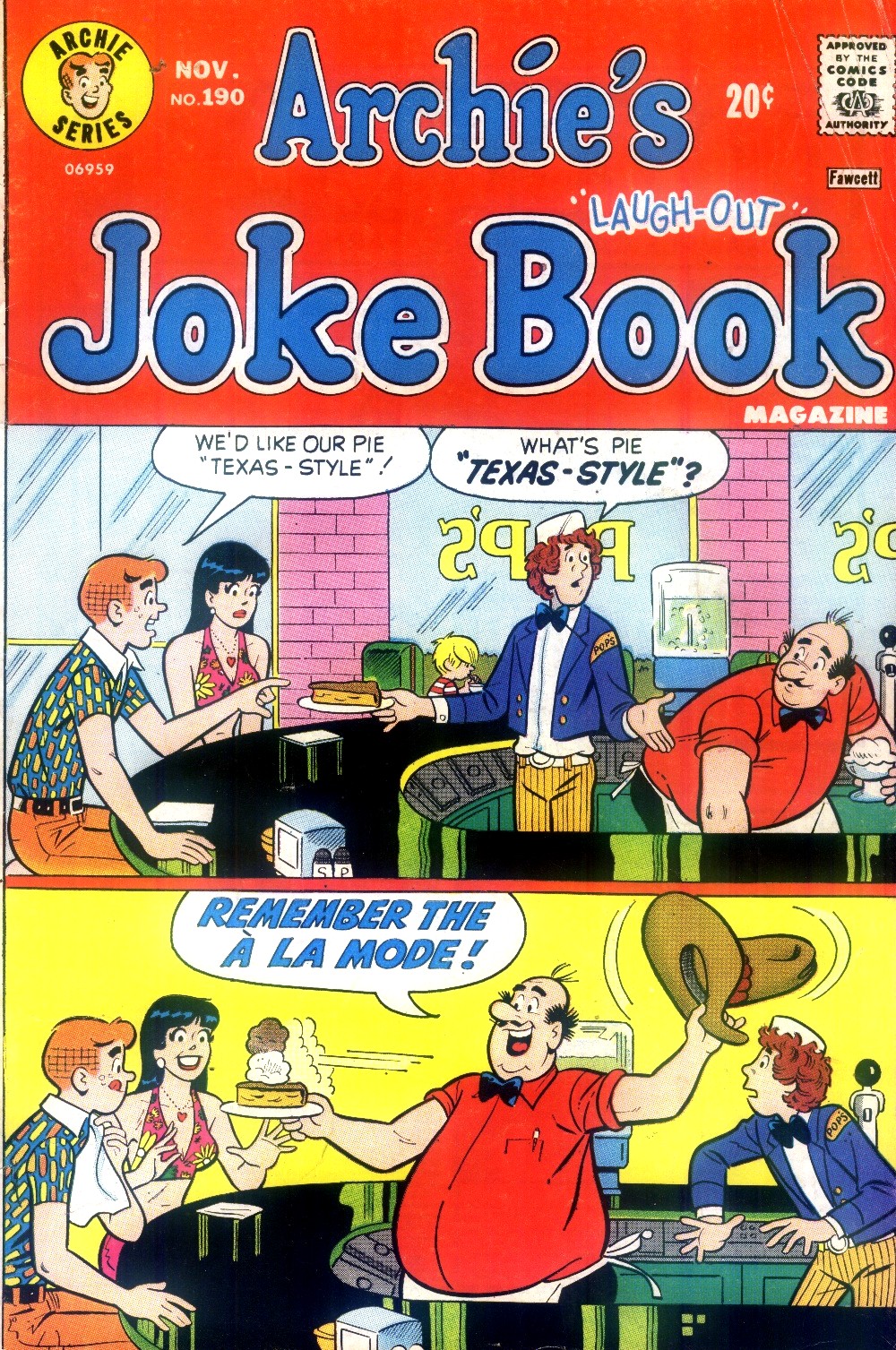 Read online Archie's Joke Book Magazine comic -  Issue #190 - 1