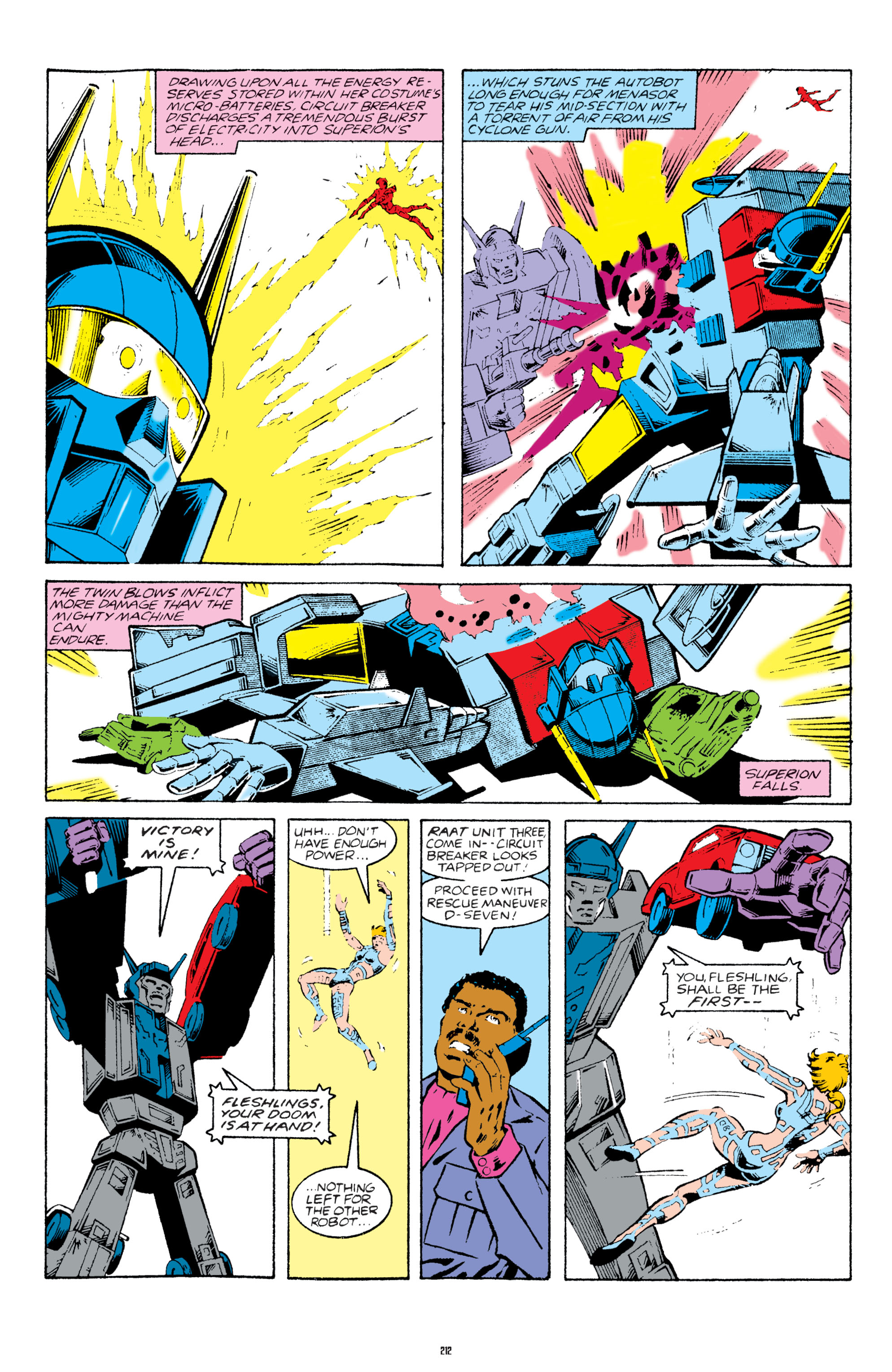 Read online The Transformers Classics comic -  Issue # TPB 2 - 213