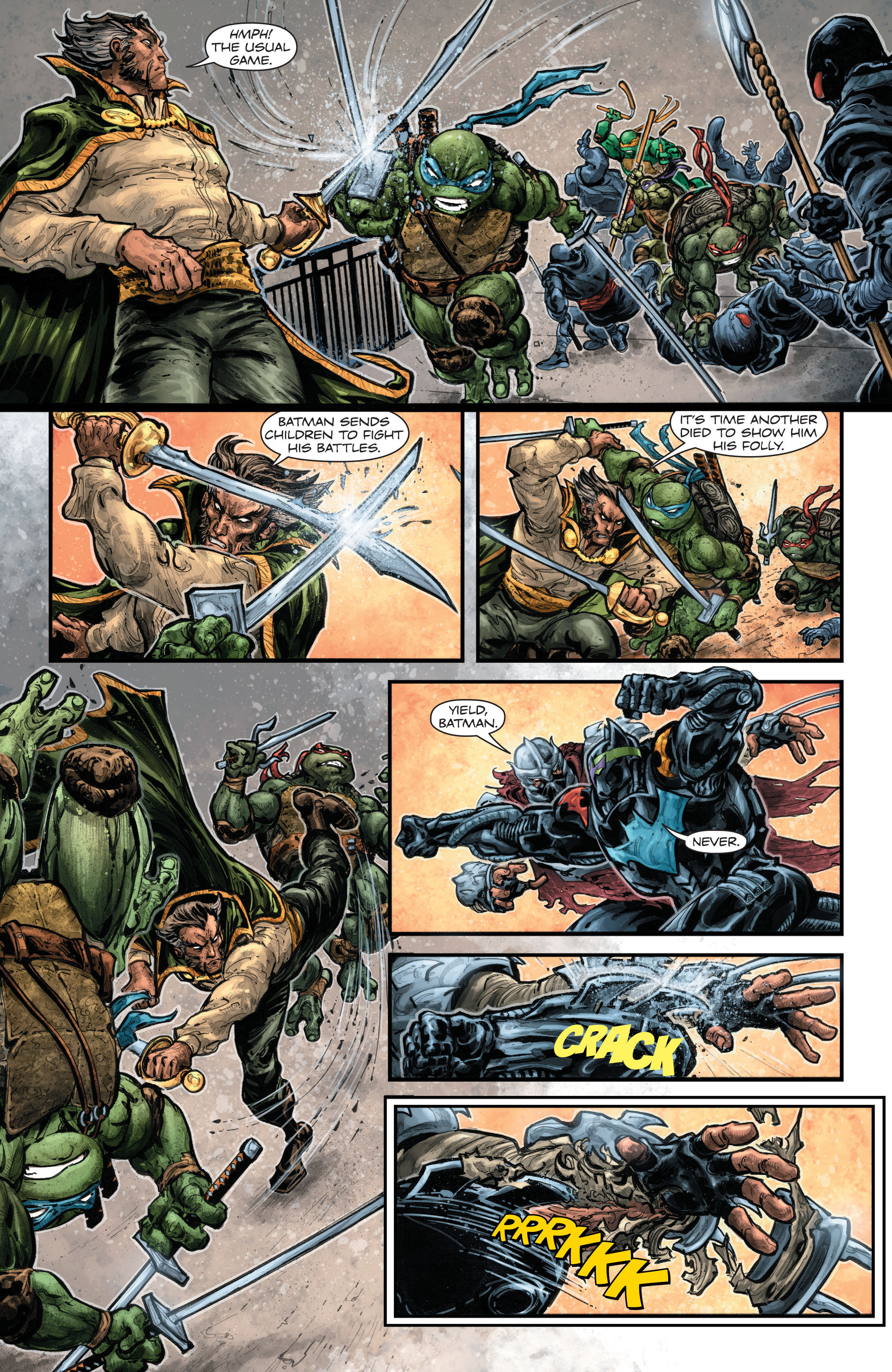 Read online Batman/Teenage Mutant Ninja Turtles comic -  Issue #6 - 14