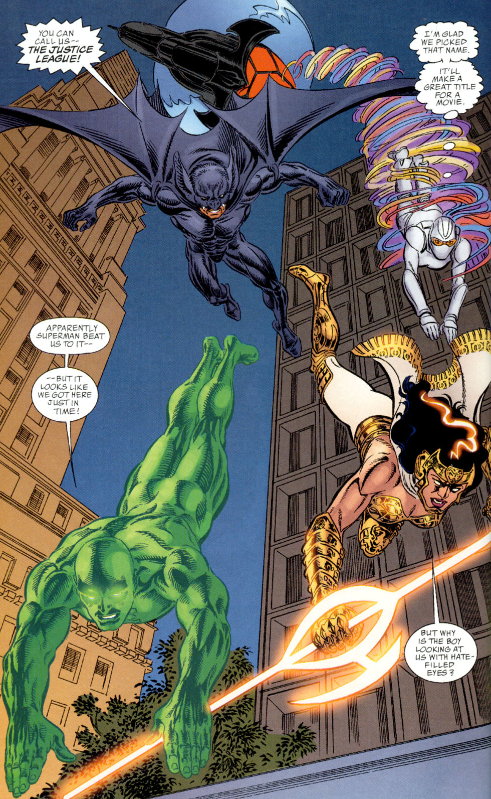 Read online Just Imagine Stan Lee With Jerry Ordway Creating JLA comic -  Issue # Full - 32