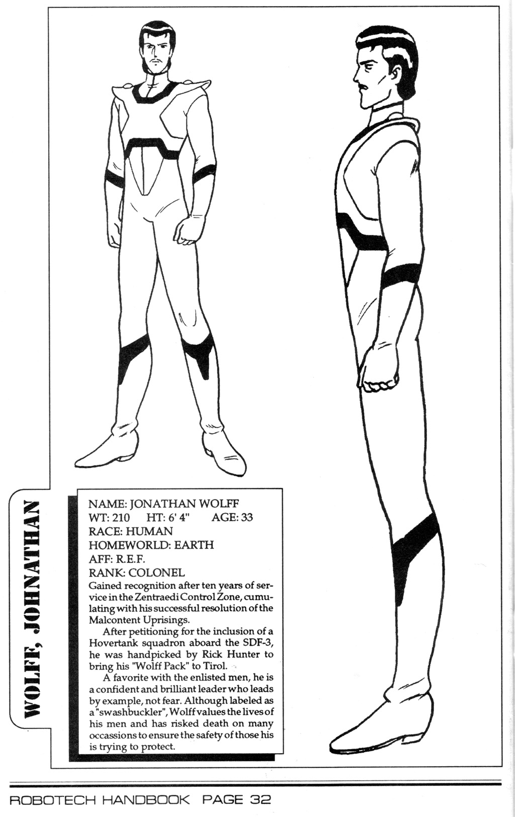 Read online Robotech II: The Sentinels comic -  Issue # _Handbook 1 - 34