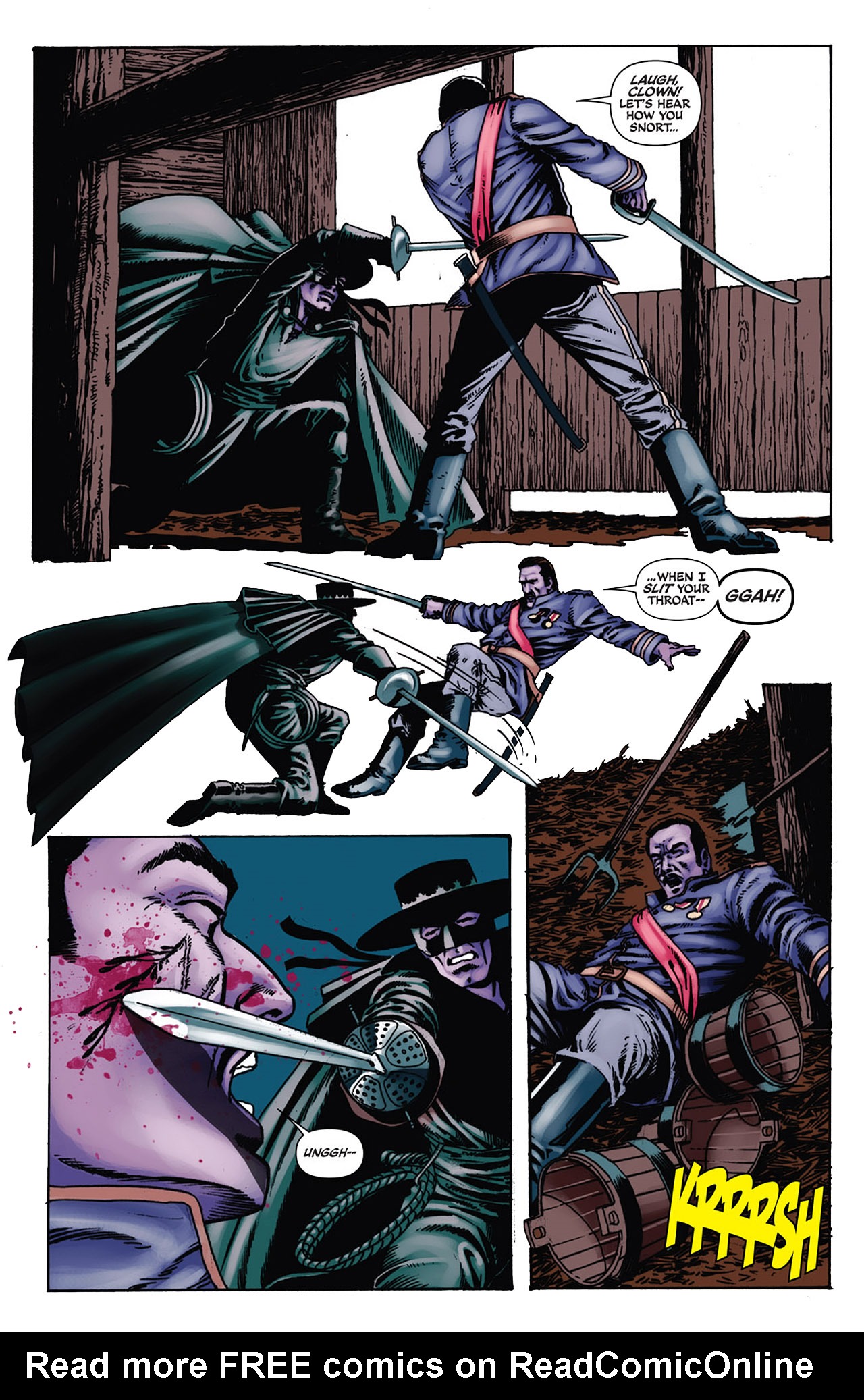 Read online Zorro Rides Again comic -  Issue #5 - 19