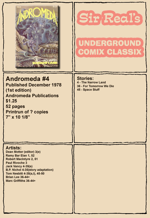 Read online Andromeda comic -  Issue #4 - 1