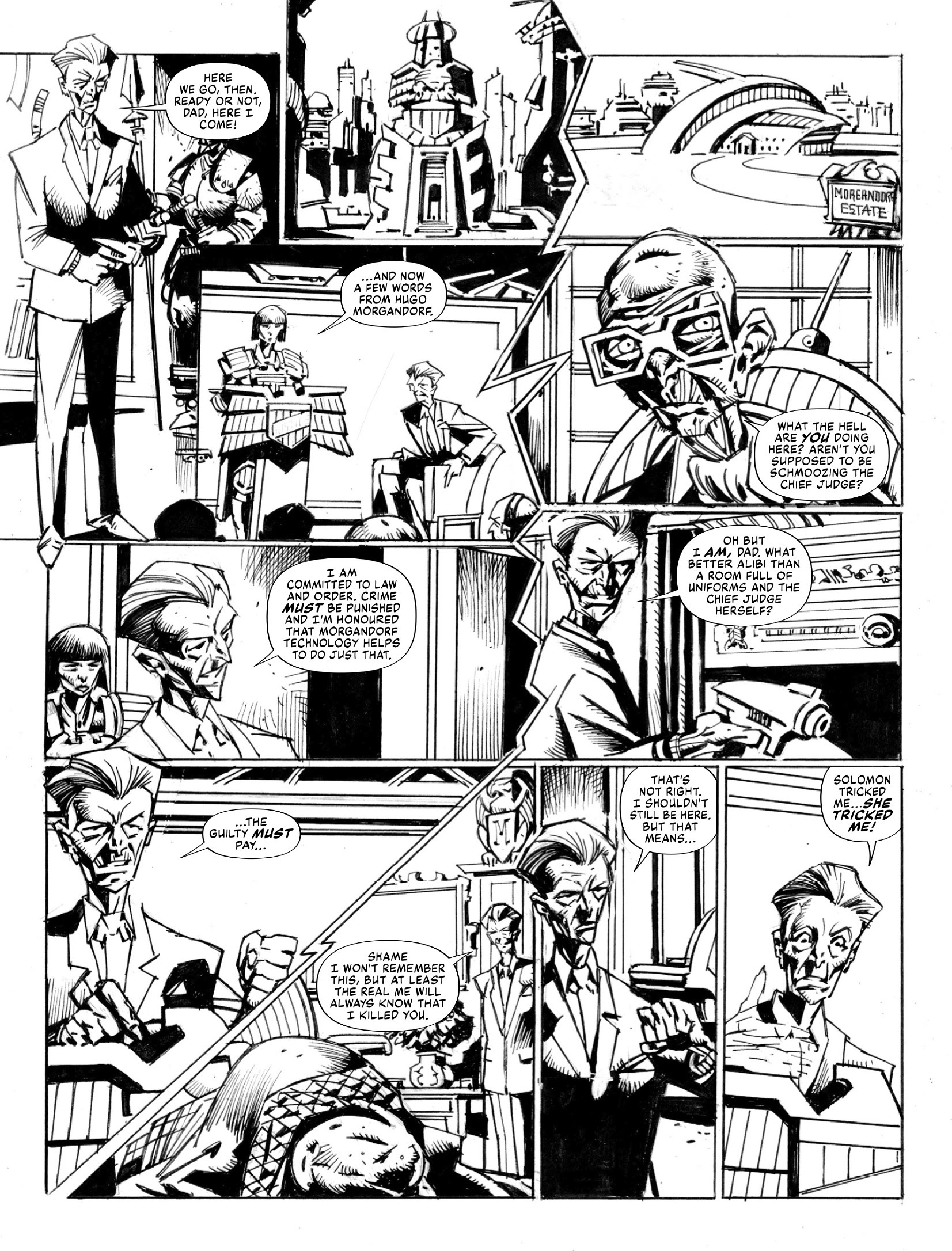 Read online Judge Dredd Megazine (Vol. 5) comic -  Issue #438 - 23