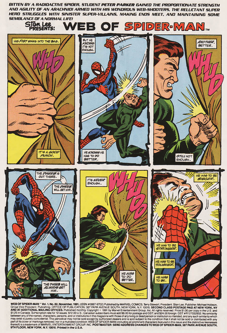 Read online Web of Spider-Man (1985) comic -  Issue #82 - 2