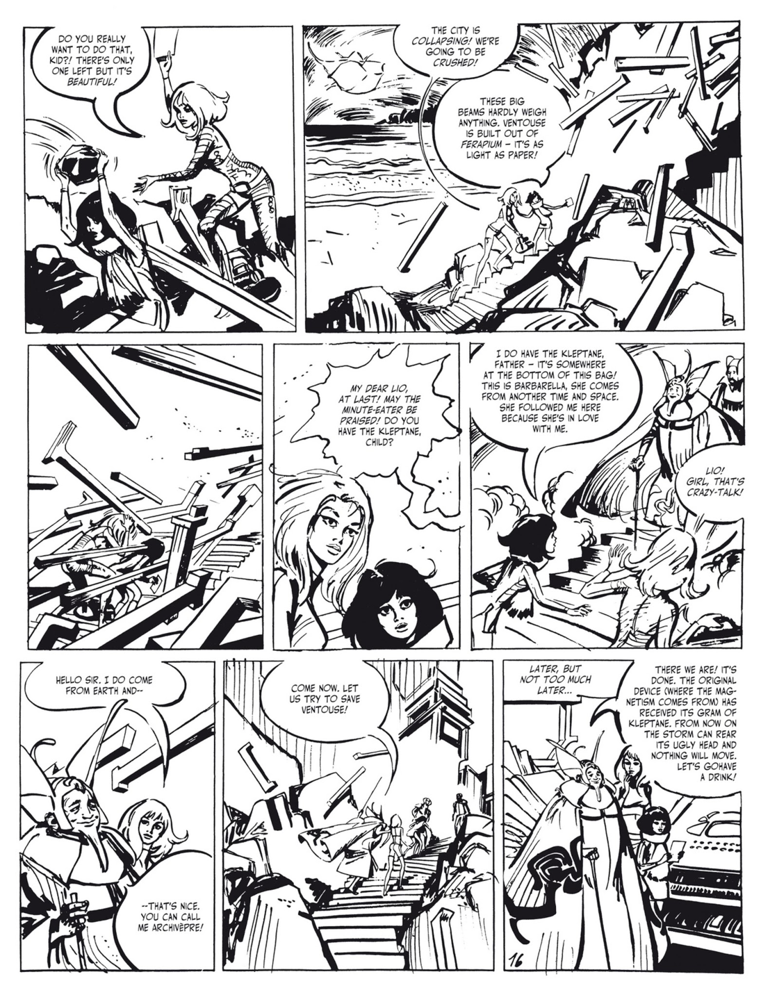 Read online Barbarella and The Wrath of the Minute-Eater comic -  Issue # TPB - 21