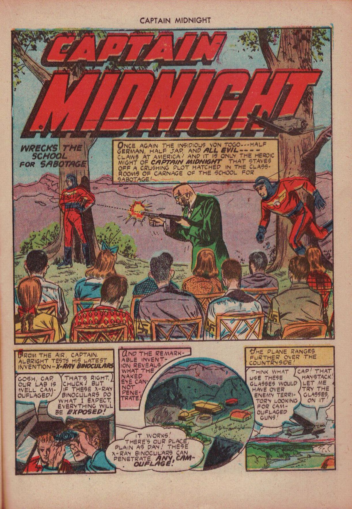 Read online Captain Midnight (1942) comic -  Issue #16 - 17