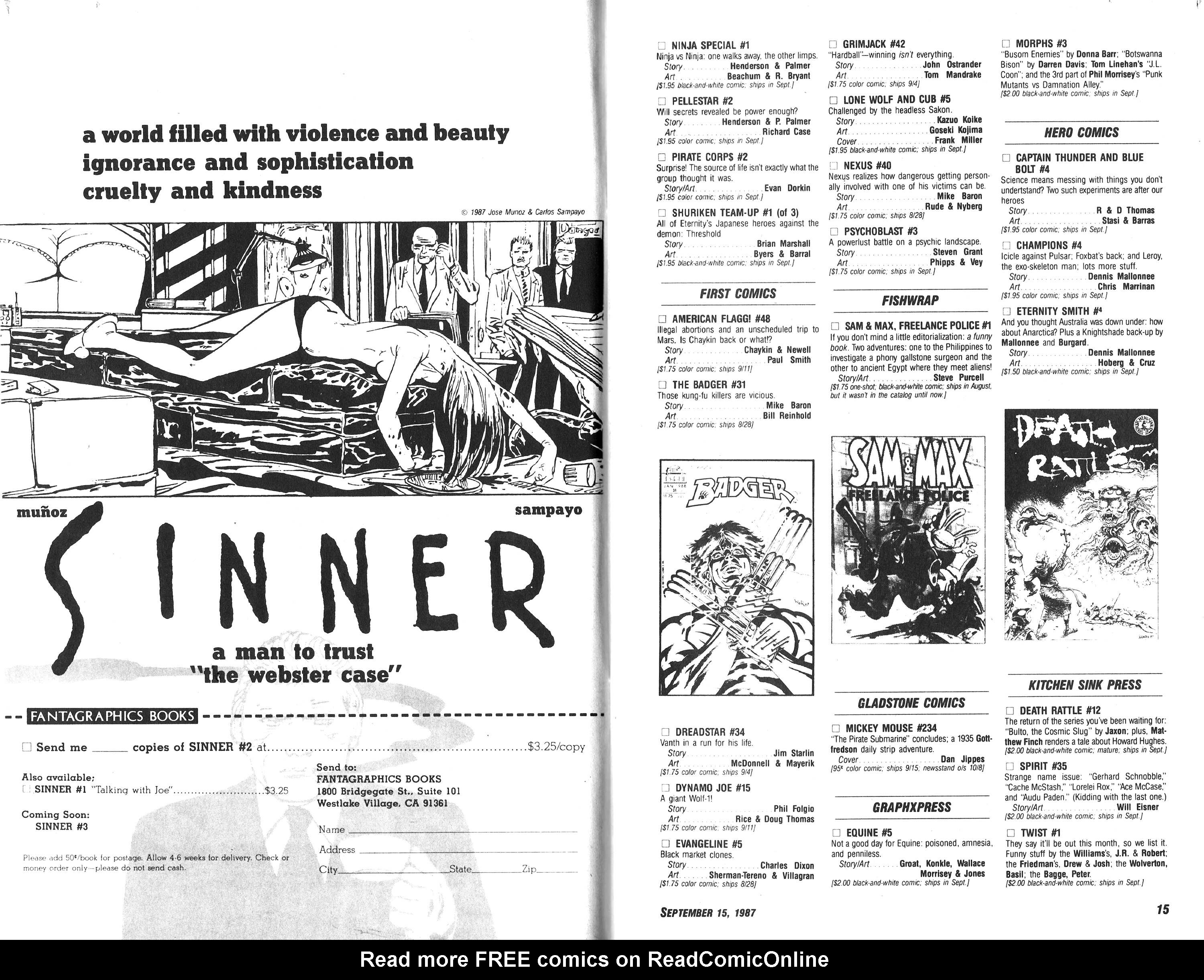 Read online Amazing Heroes comic -  Issue #125 - 8