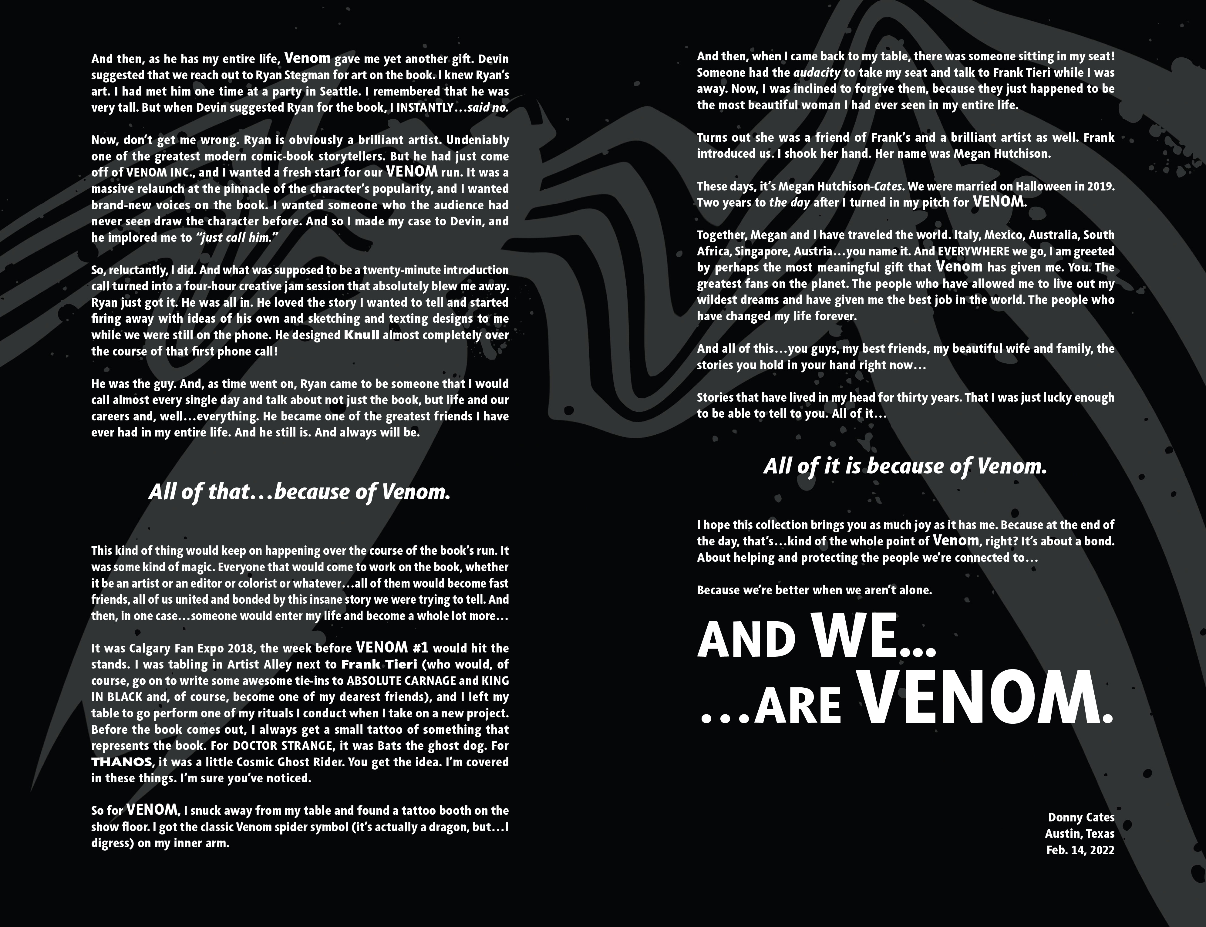 Read online Venomnibus by Cates & Stegman comic -  Issue # TPB (Part 1) - 6