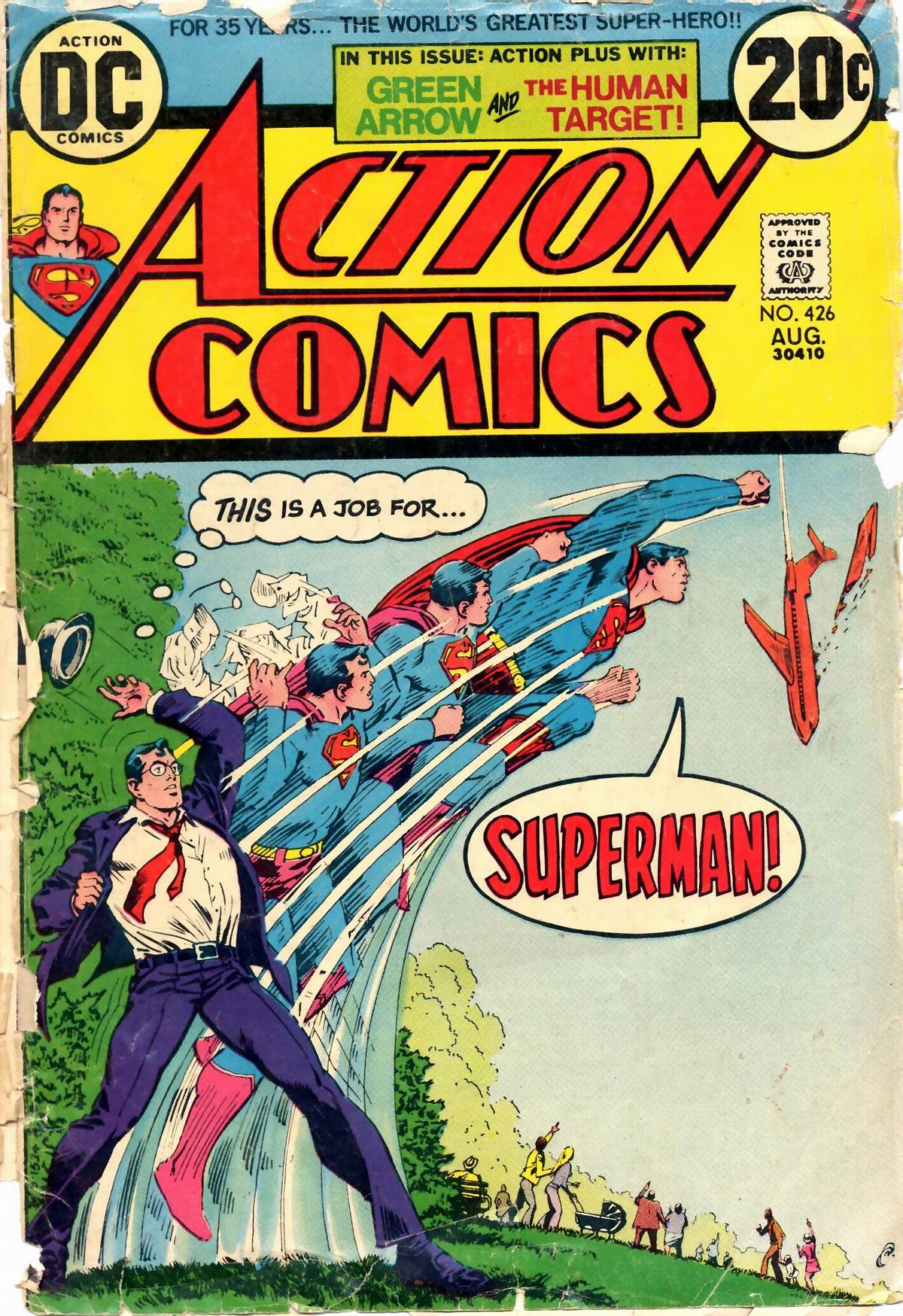 Read online Action Comics (1938) comic -  Issue #426 - 1